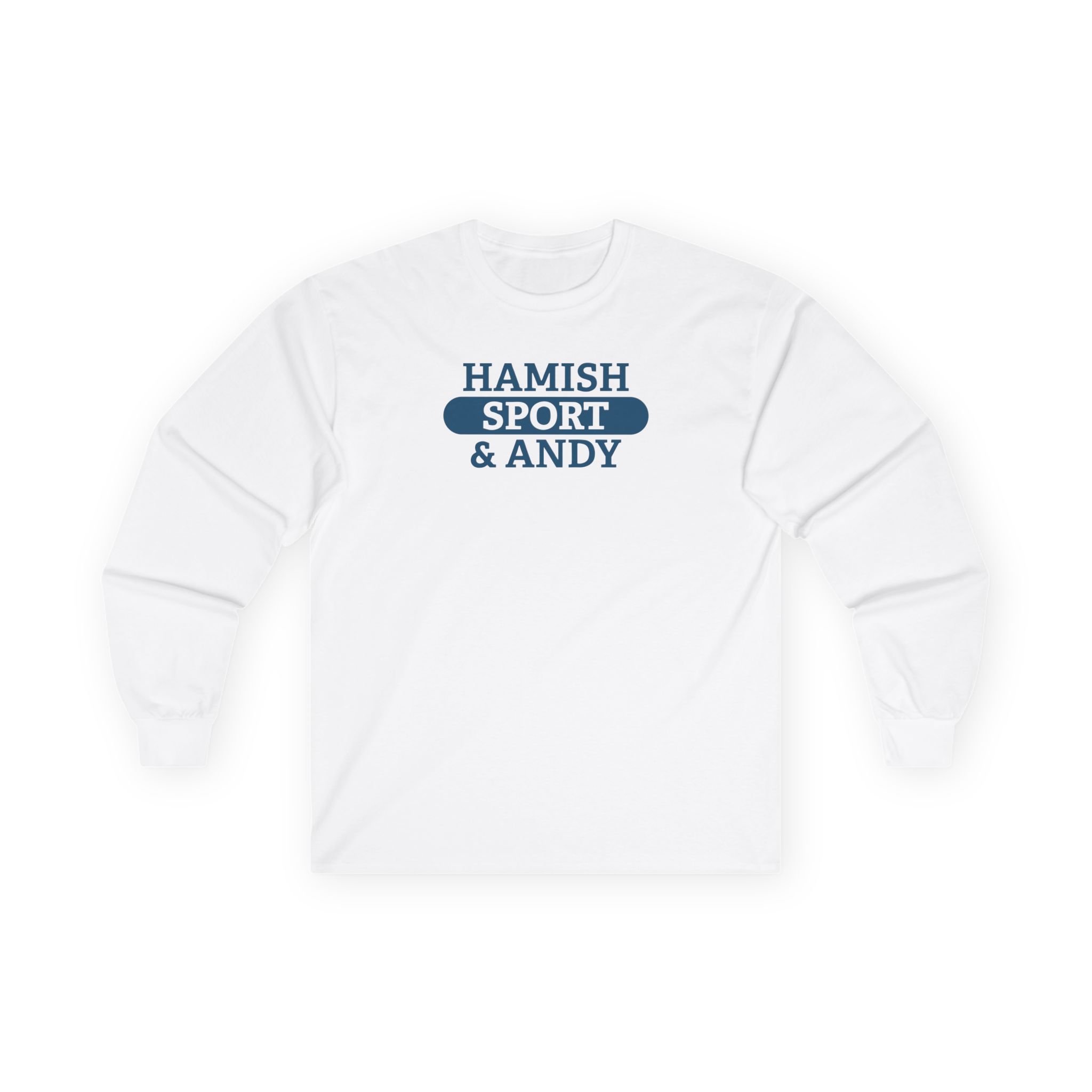 Hamish and Andy Unisex Ultra Cotton Long Sleeve Tee