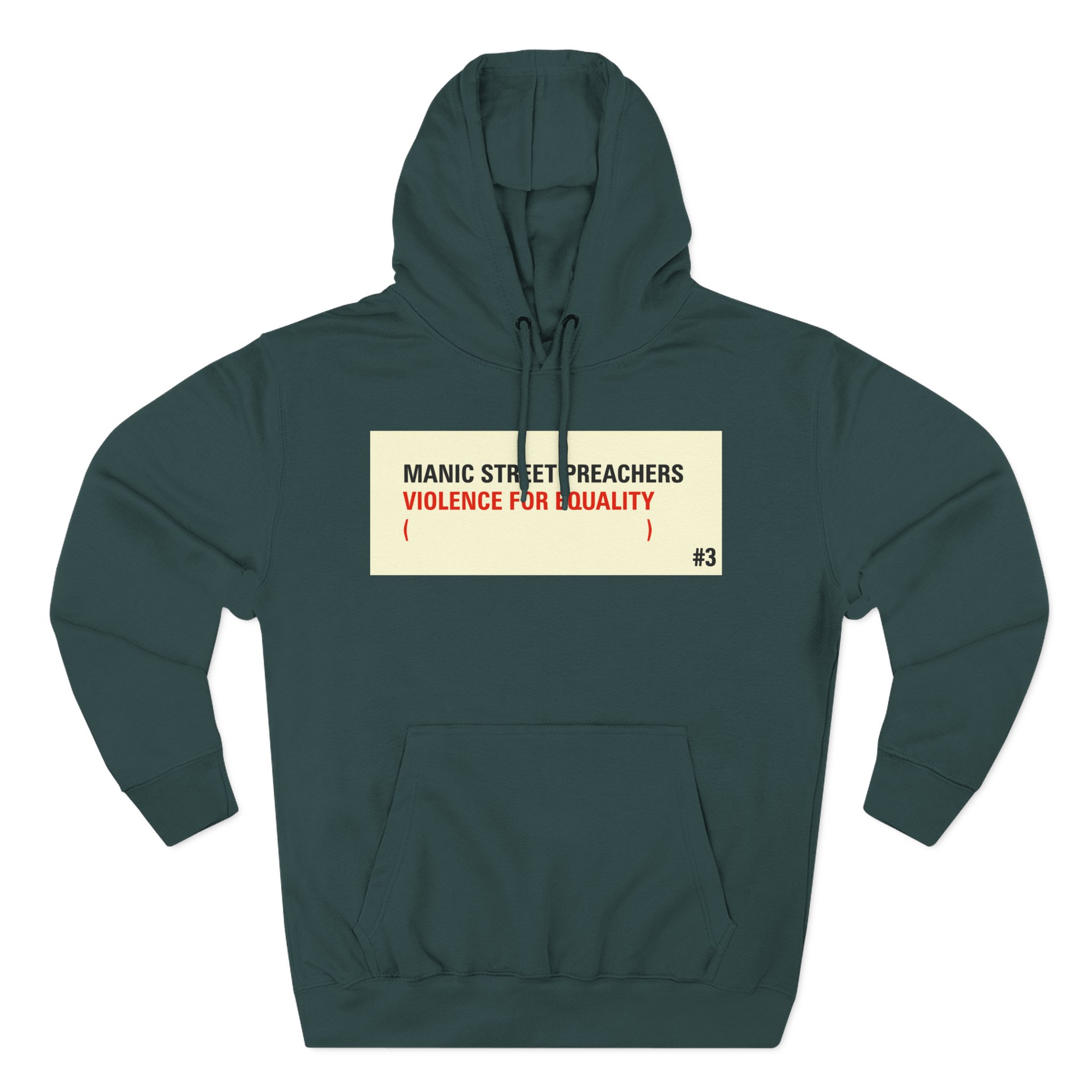 Manic Street Preachers Three-Panel Fleece Hoodie