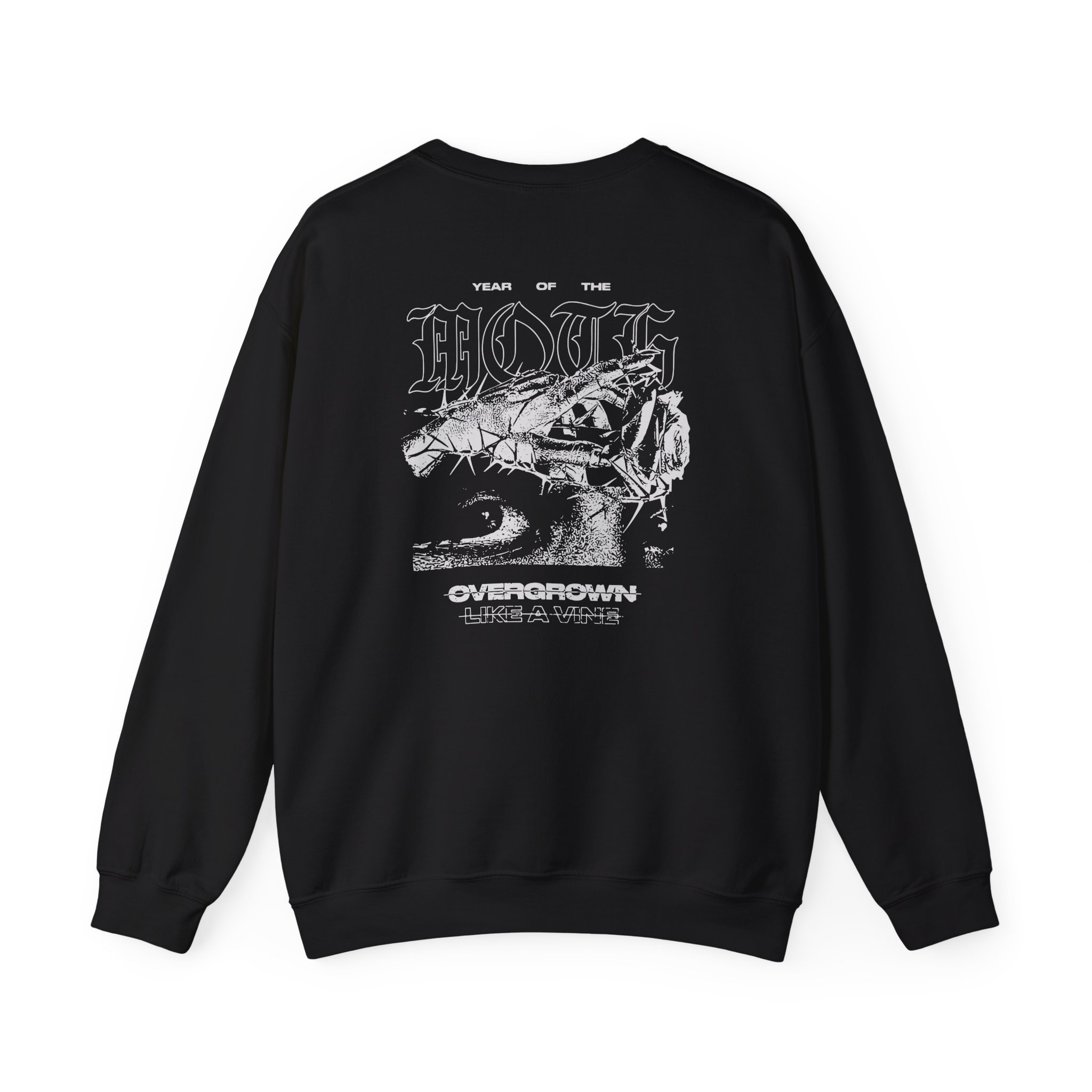 Like Moths to Flames Overgrown Unisex Heavy Blendâ„¢ Crewneck Sweatshirt