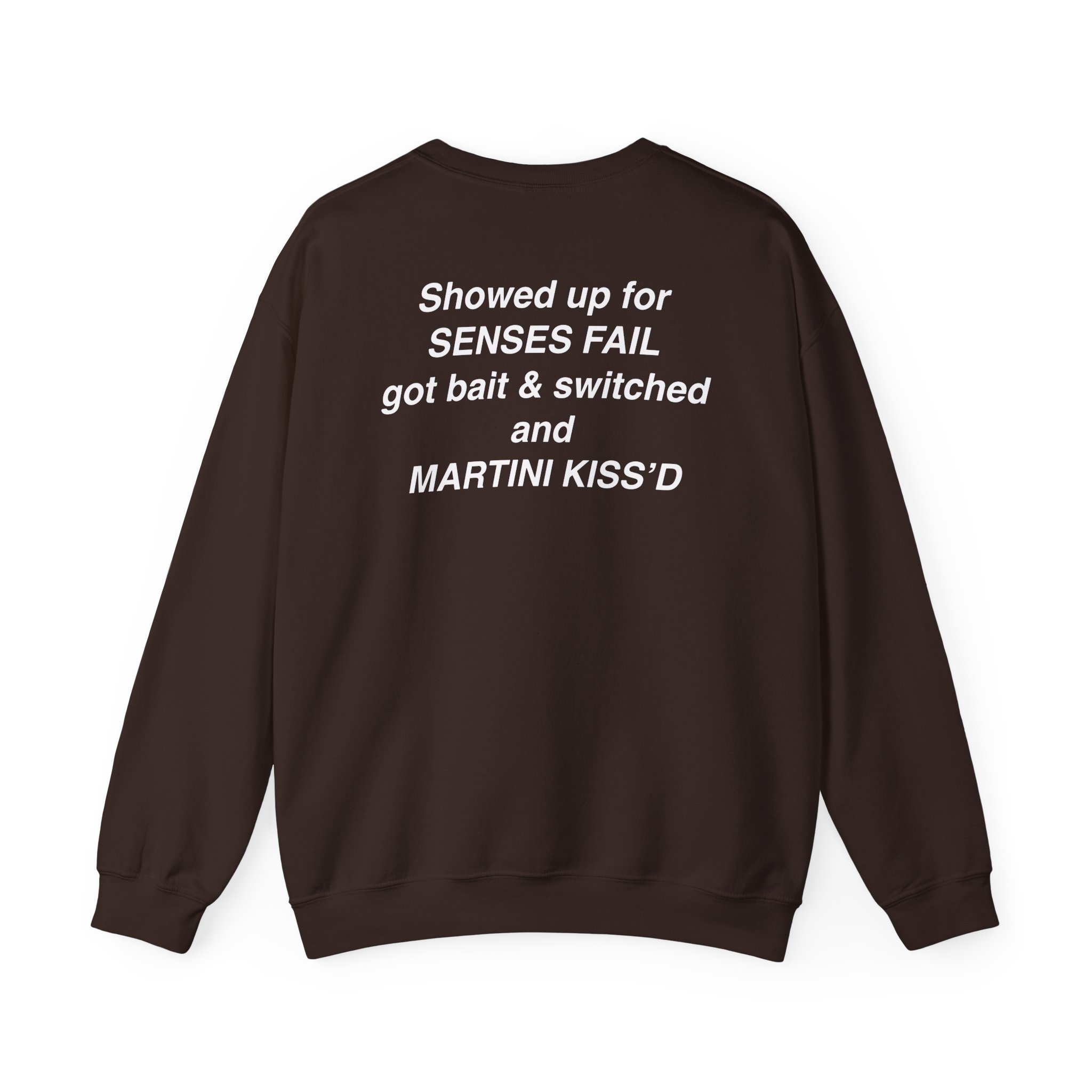 Senses Fail Martini Kiss Tux Unisex Heavy Blendâ„¢ Crewneck Sweatshirt