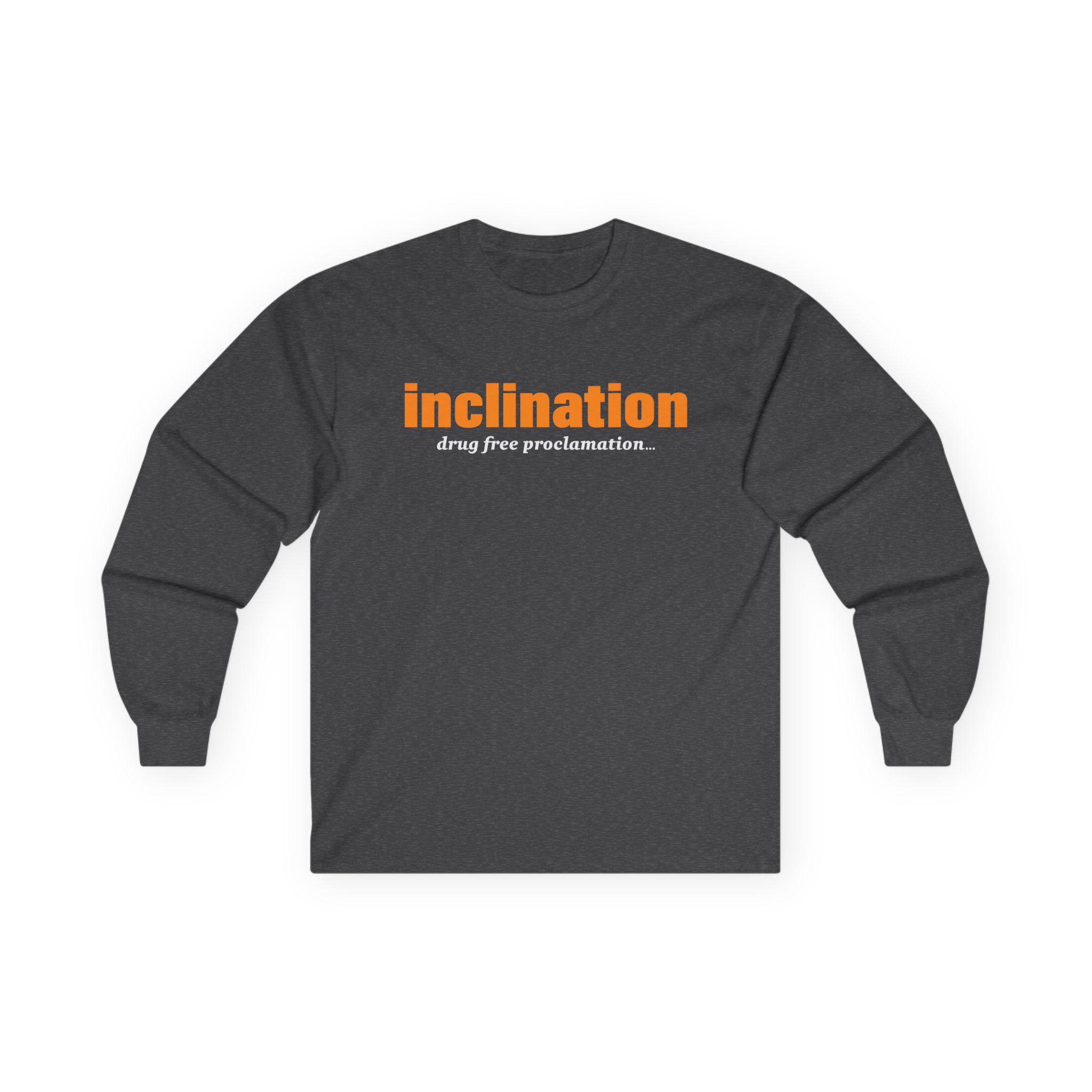Inclination Drug Free Unisex Ultra Cotton Long Sleeve Tee