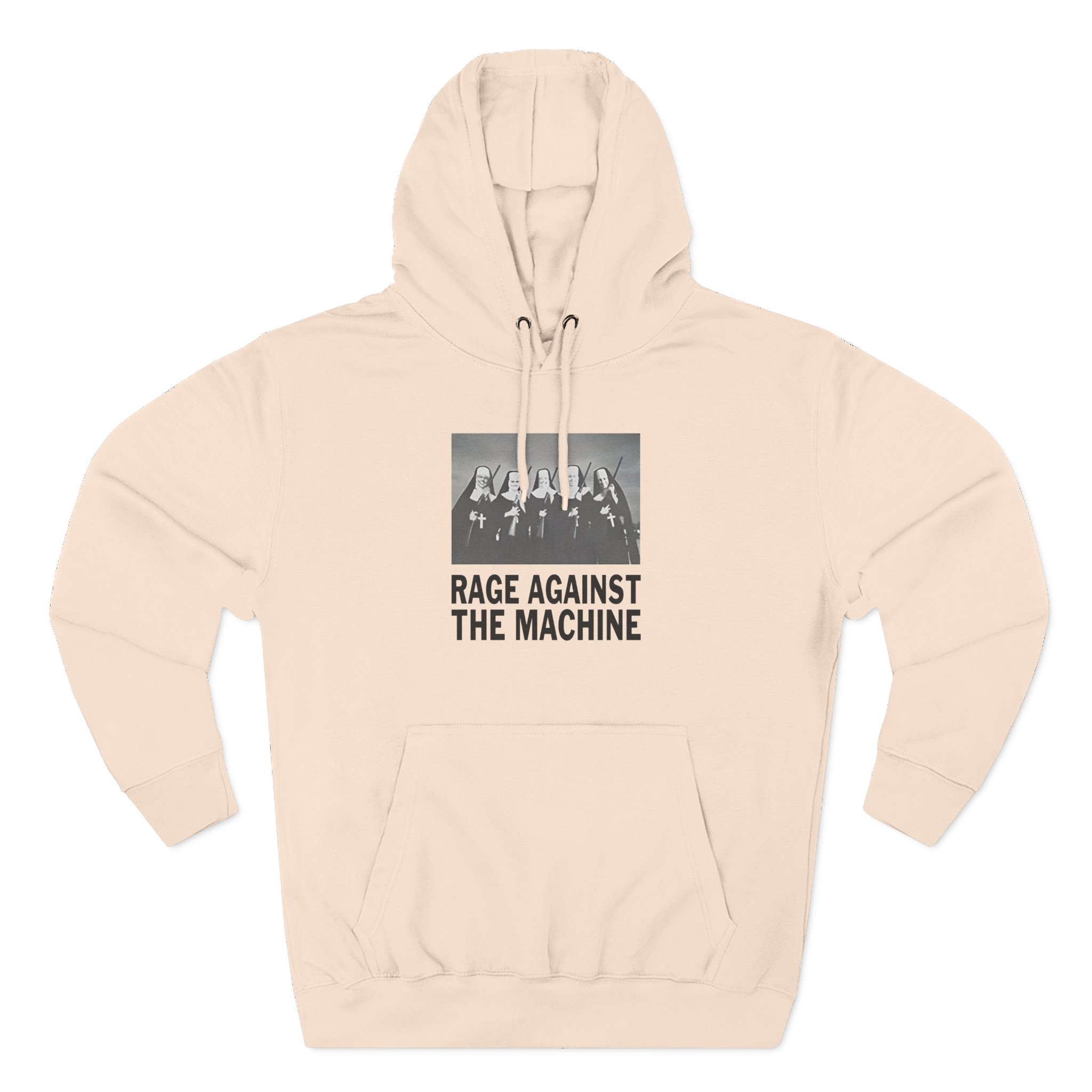 Rage Against the Machine Nuns and Guns Three-Panel Fleece Hoodie