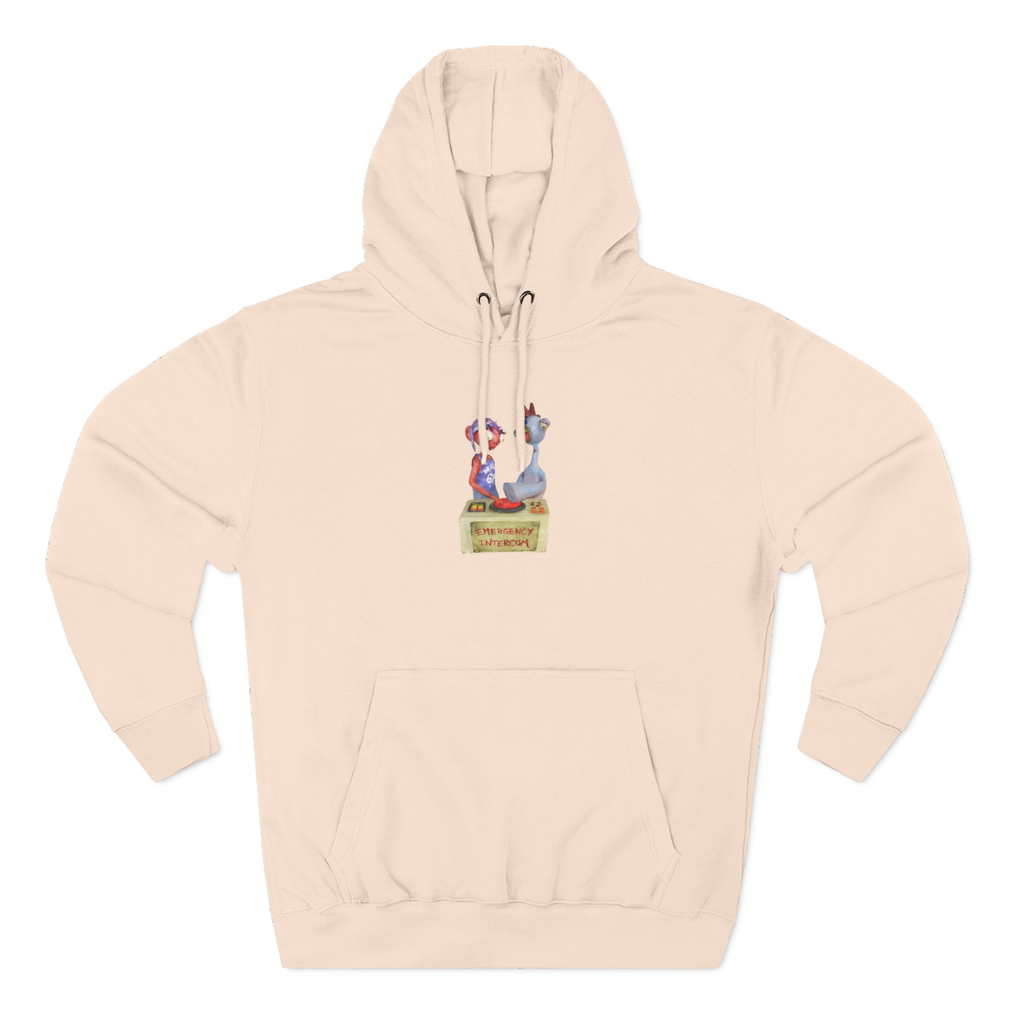 Emergency Intercom Three-Panel Fleece Hoodie