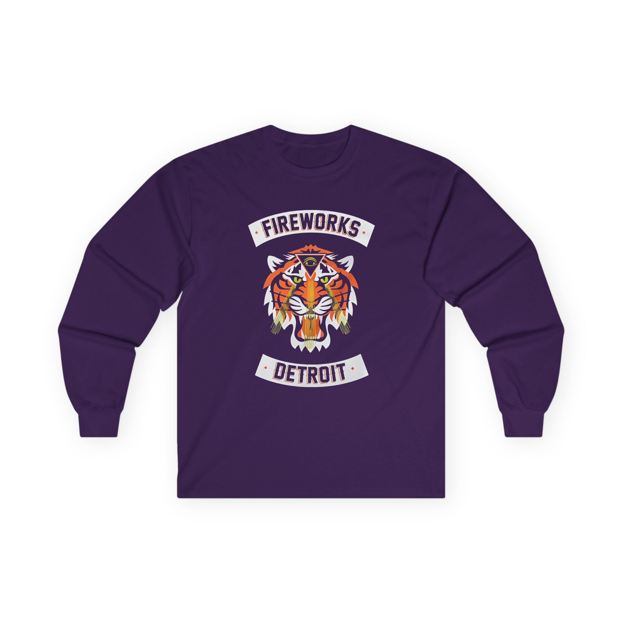 Fireworks Tiger Unisex Ultra Cotton Long Sleeve Tee