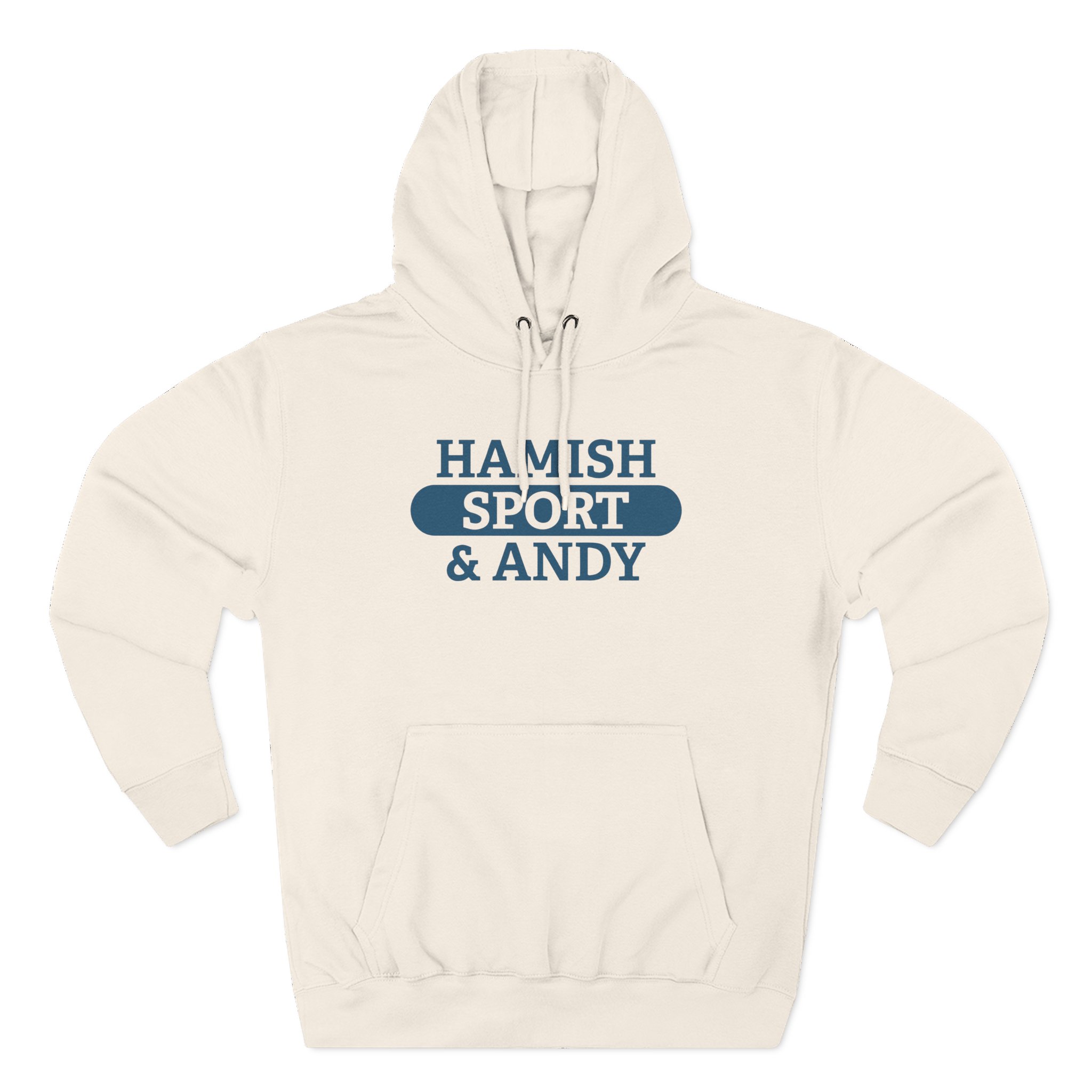Hamish and Andy Three-Panel Fleece Hoodie