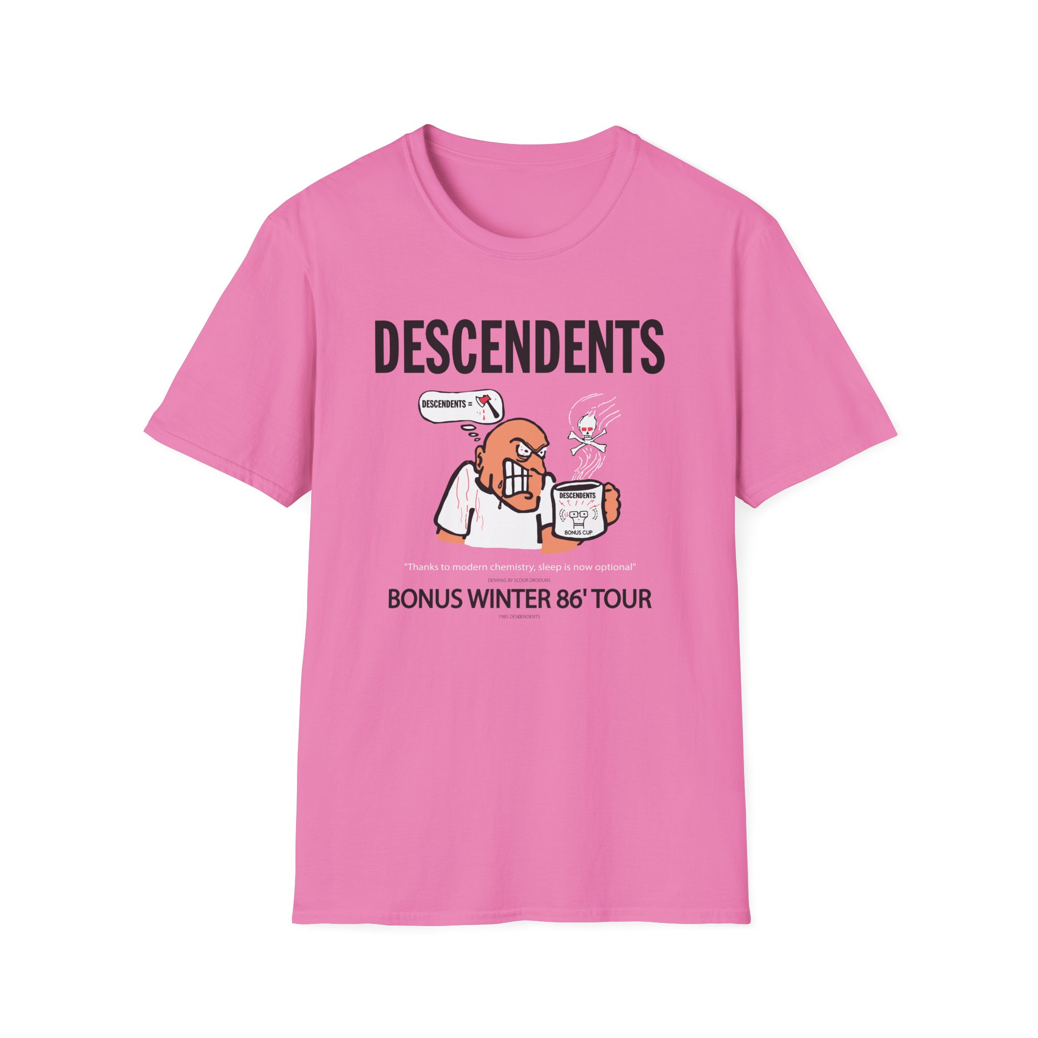 Descendents Bonus Cup '86 Tour Unisex Softstyle T-Shirt
