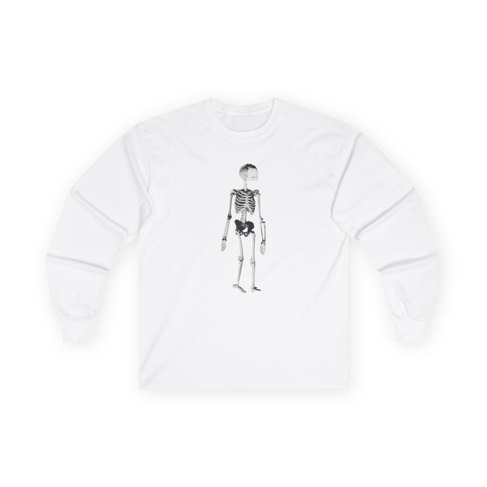 Kurt Cobain Skeleton Unisex Ultra Cotton Long Sleeve Tee