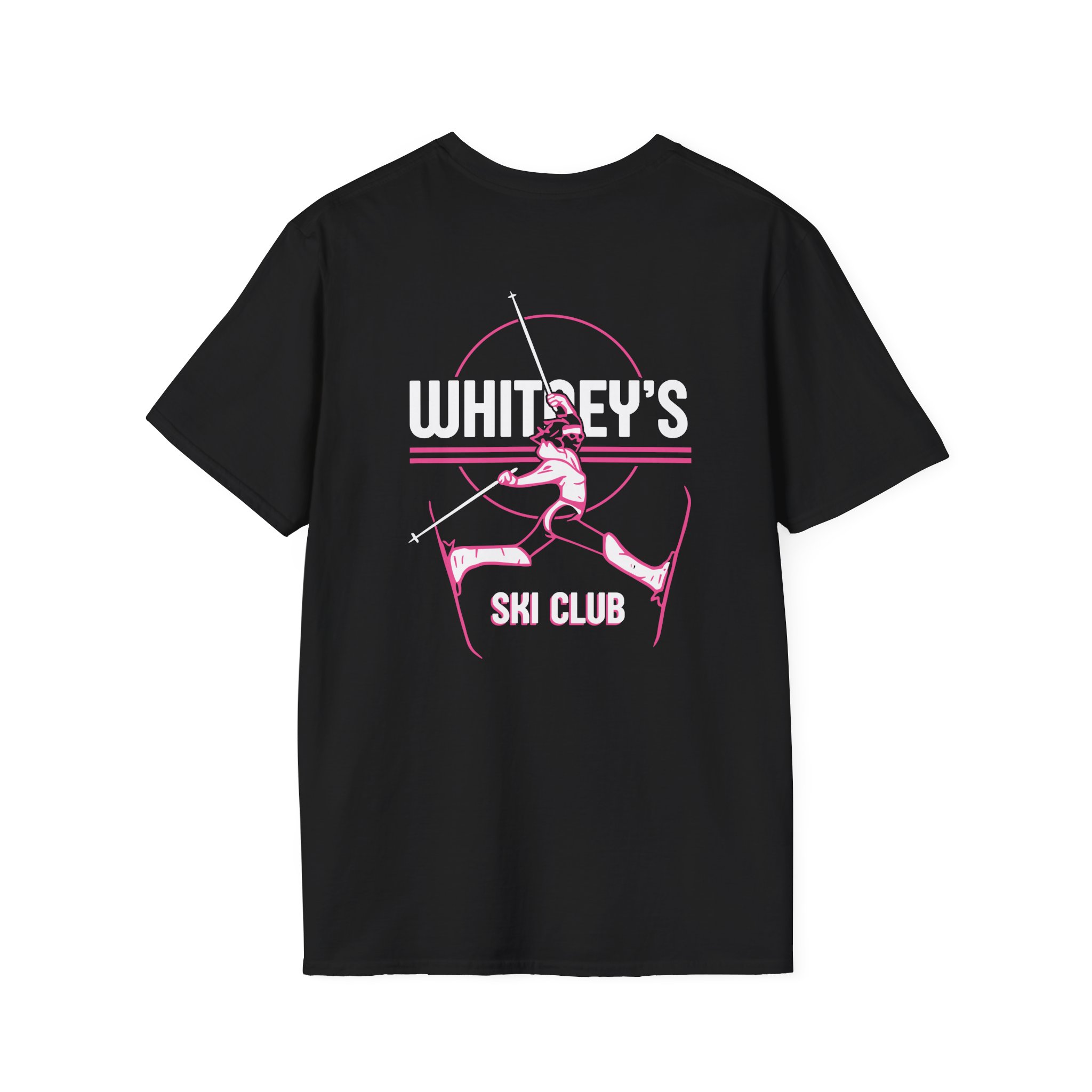 Spittin Chiclets Whitney's Ski Club Unisex Softstyle T-Shirt