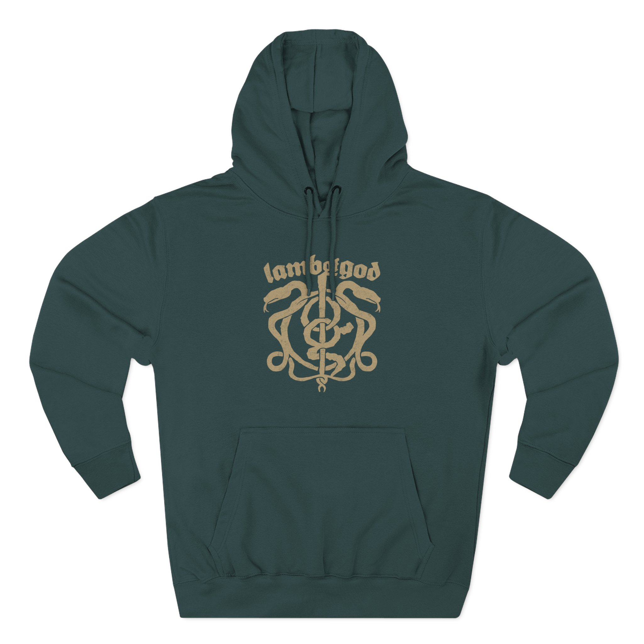 Lamb of God Congregation Snake Three-Panel Fleece Hoodie
