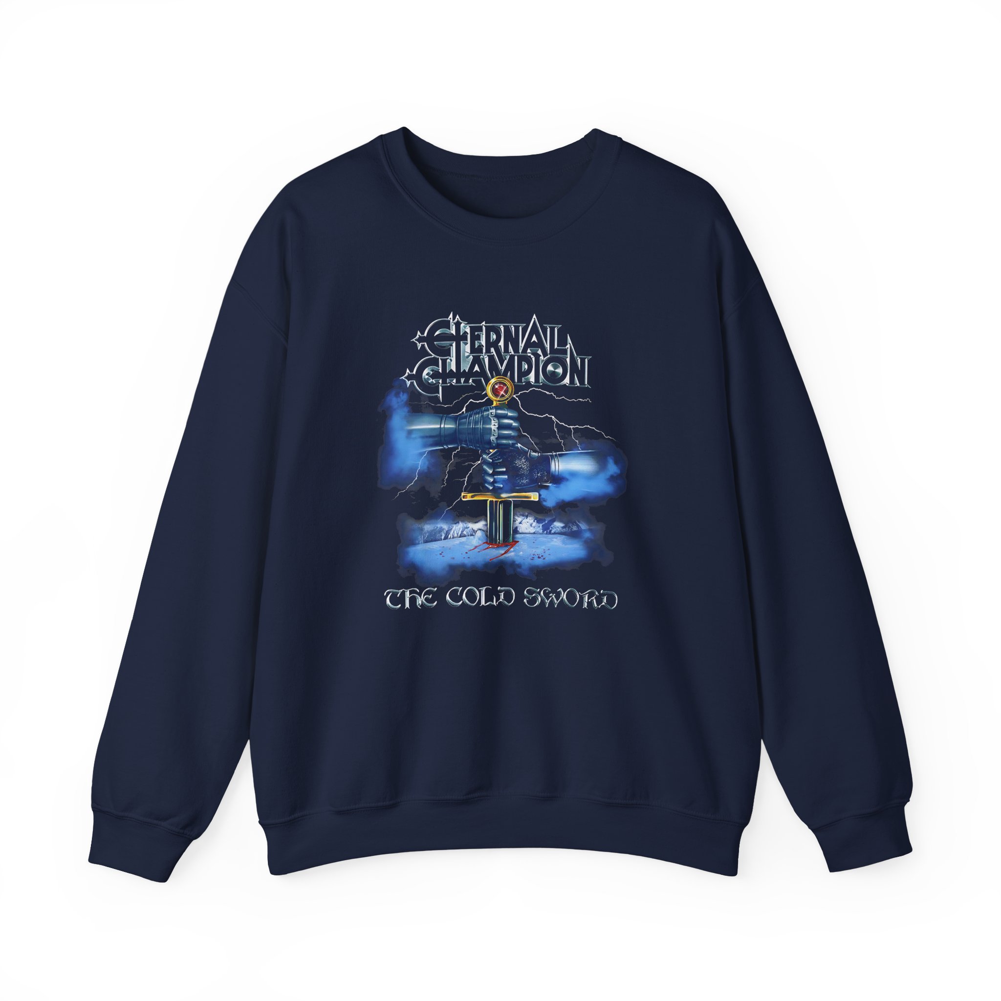 Eternal Champion the Cold Sword Unisex Heavy Blendâ„¢ Crewneck Sweatshirt