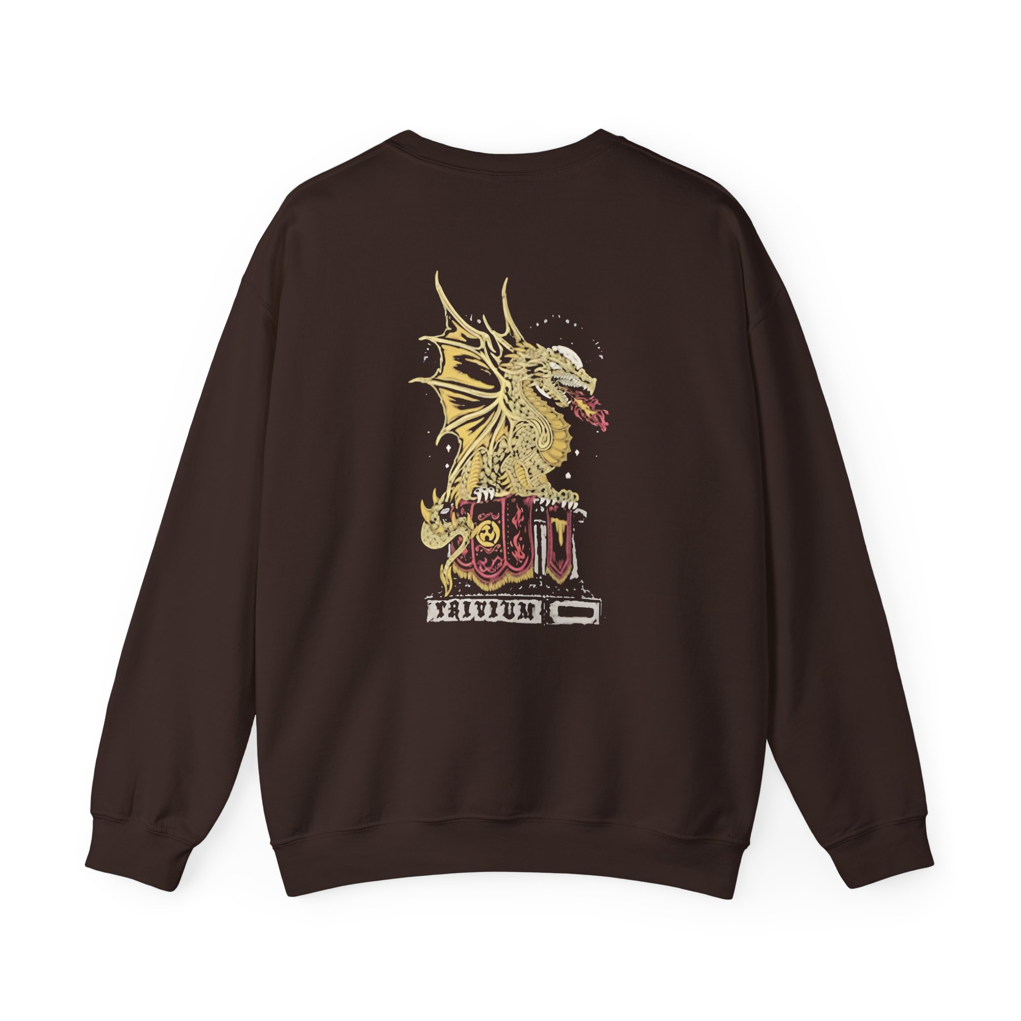 Trivium Big Dragon Unisex Heavy Blendâ„¢ Crewneck Sweatshirt
