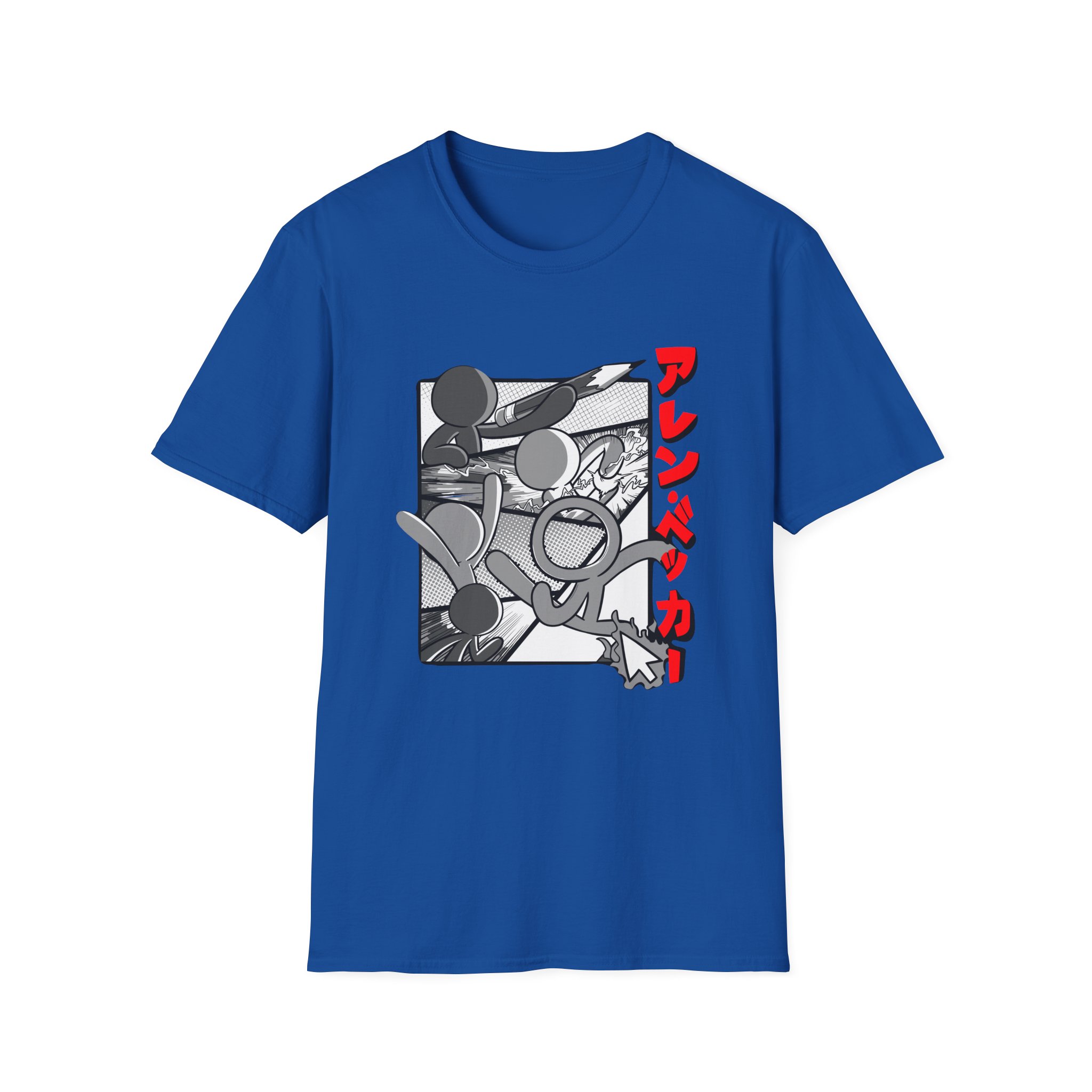 Alan Becker Manga Unisex Softstyle T-Shirt