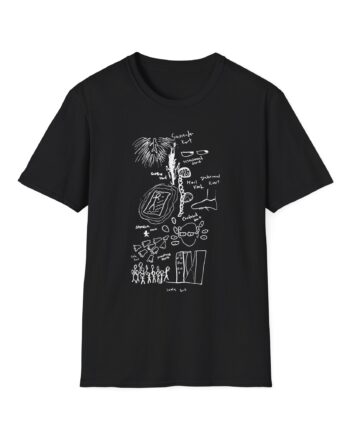 Kurt Cobain All Feelings Unisex Softstyle T-Shirt
