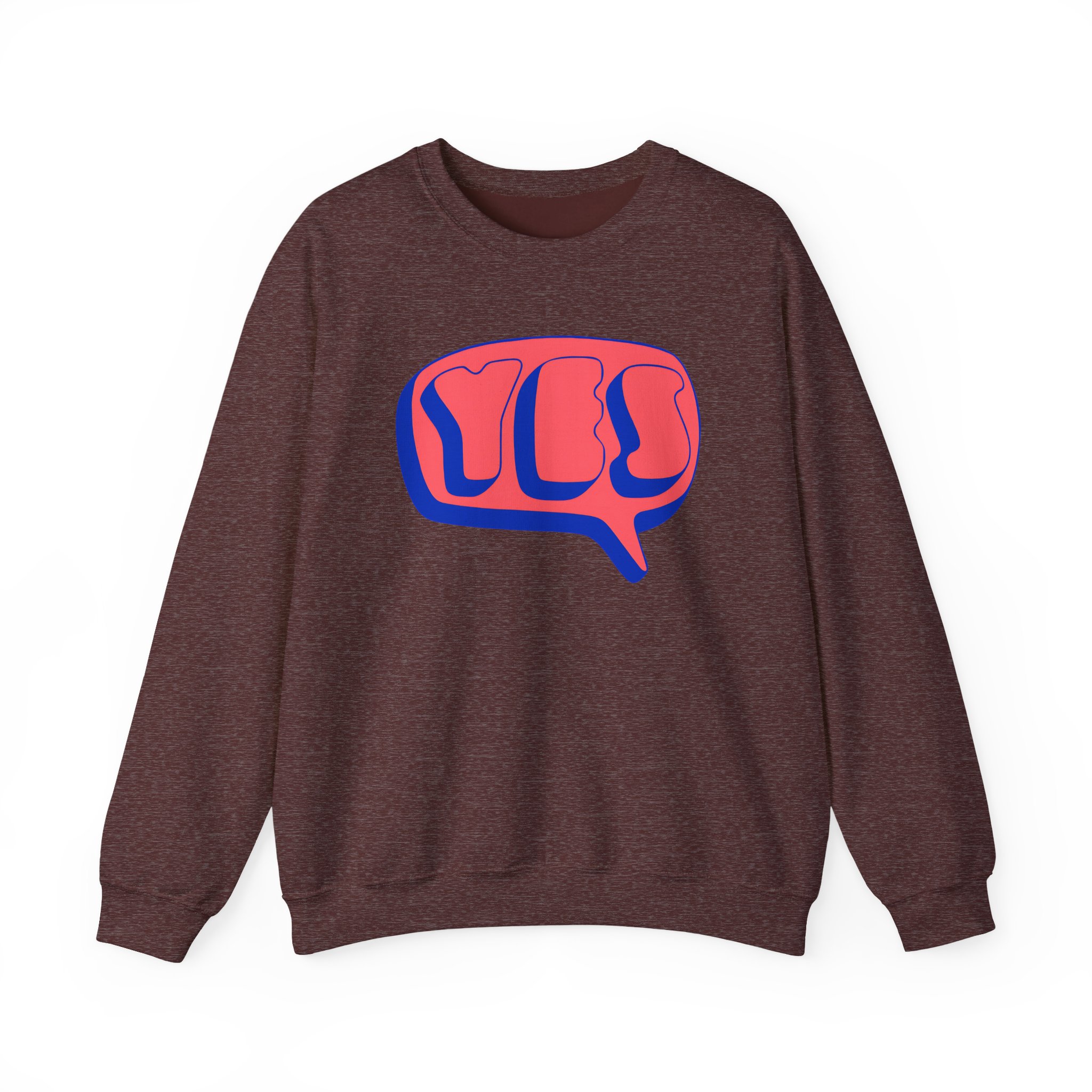 Yes Word Bubble Unisex Heavy Blendâ„¢ Crewneck Sweatshirt