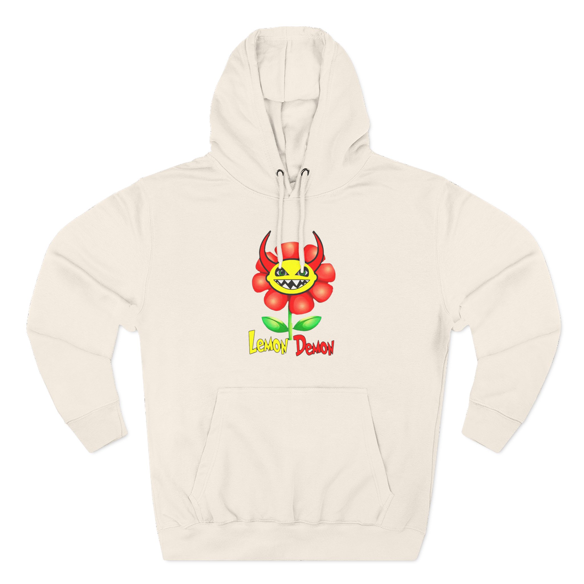 Lemon Demon Flower Three-Panel Fleece Hoodie
