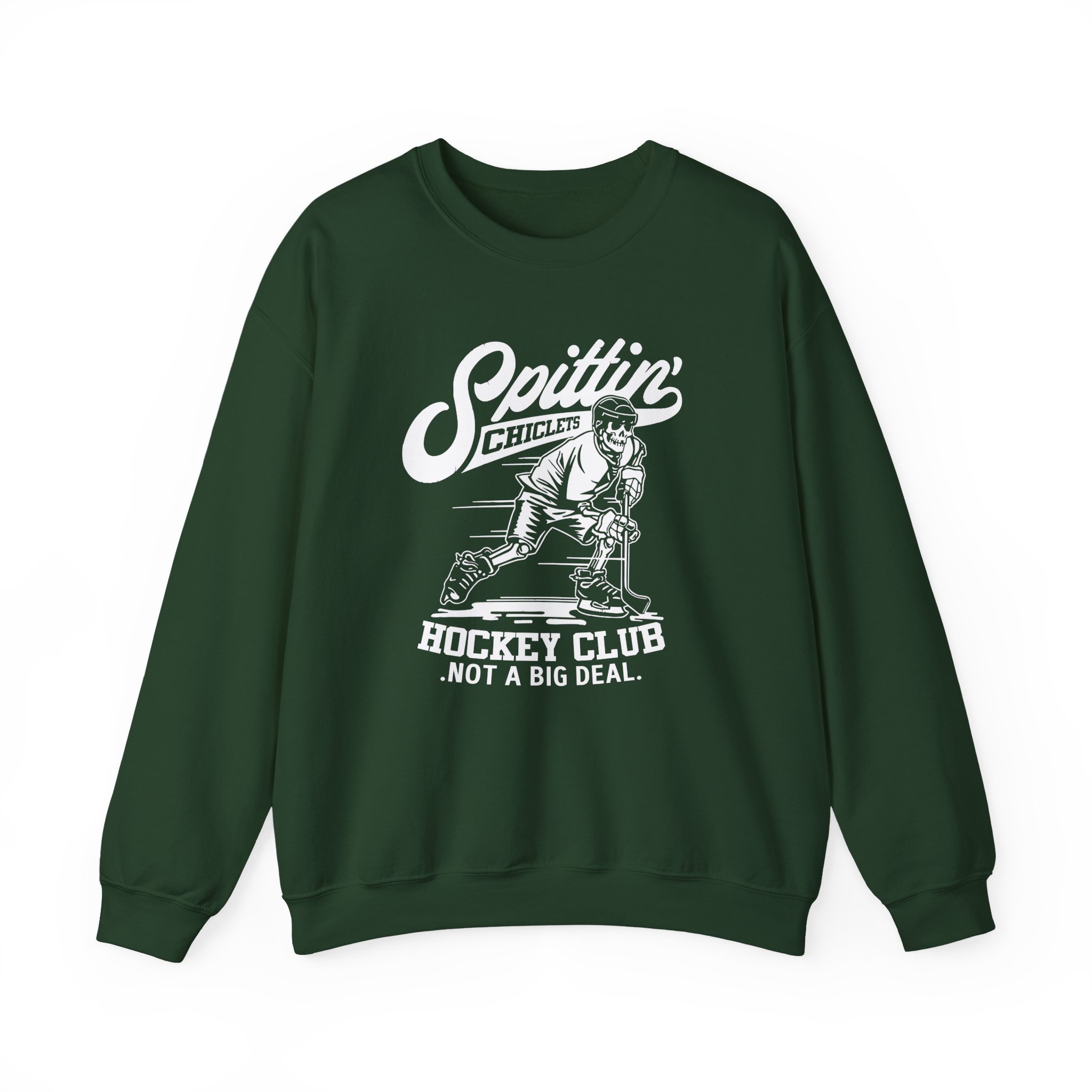 Spittin Chiclets Hockey Club Skul Unisex Heavy Blendâ„¢ Crewneck Sweatshirt