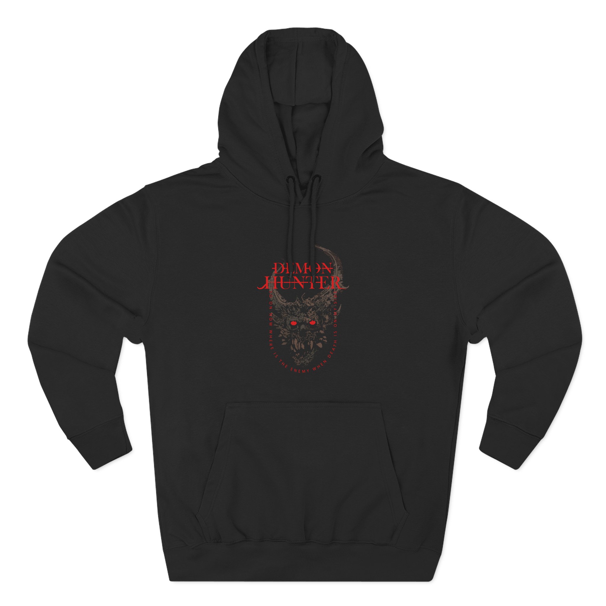 Demon Hunter on My Side Three-Panel Fleece Hoodie