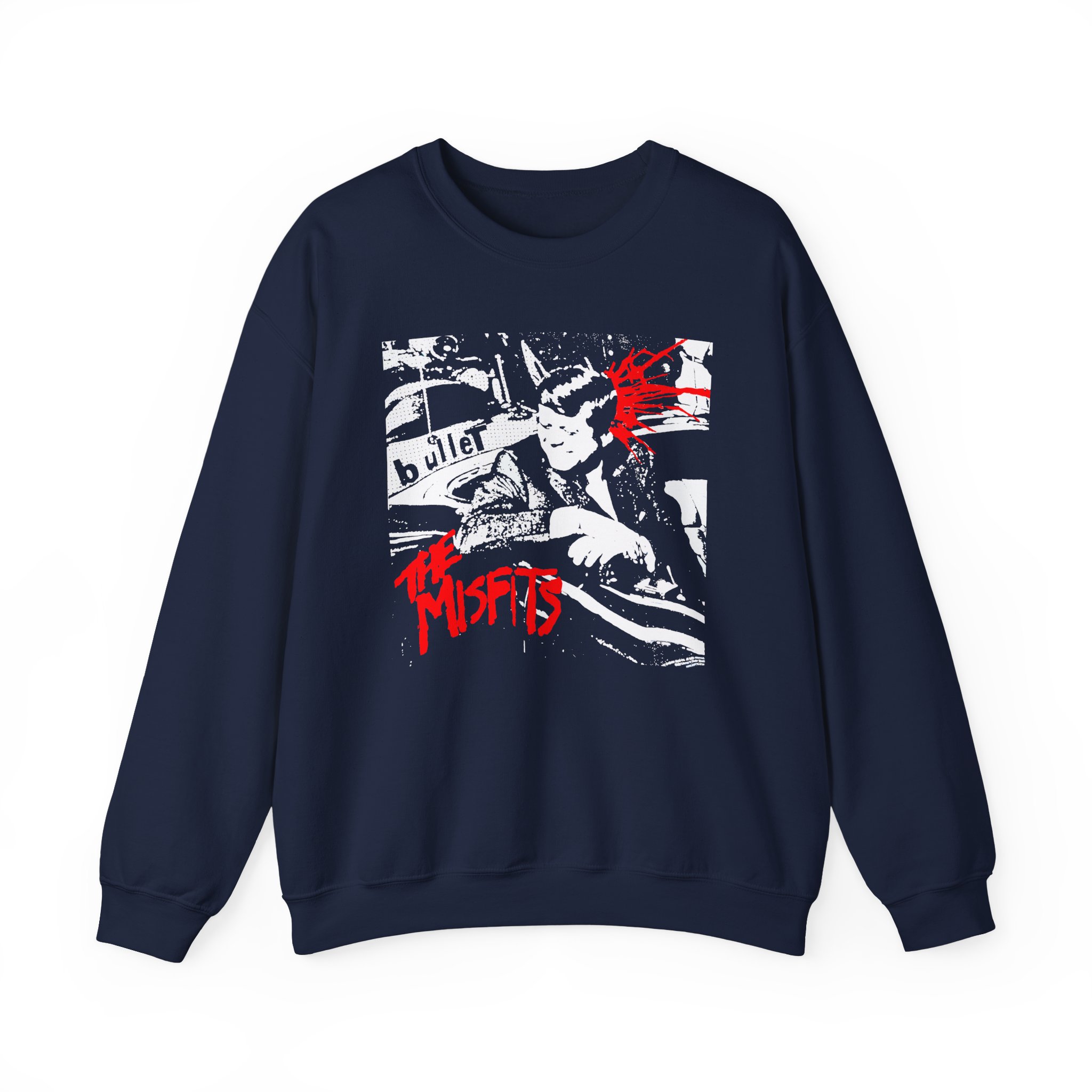 Misfits Bullet Unisex Heavy Blendâ„¢ Crewneck Sweatshirt