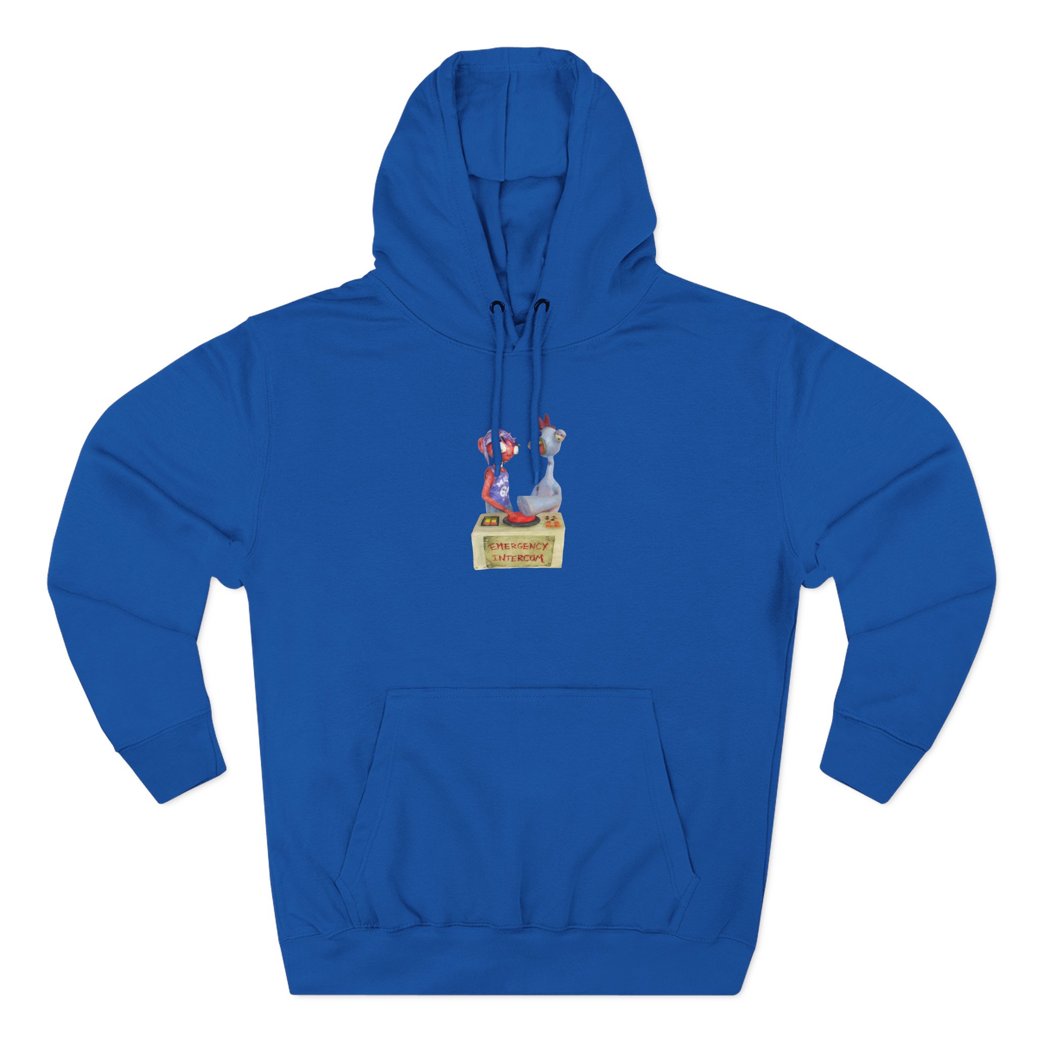 Emergency Intercom Three-Panel Fleece Hoodie