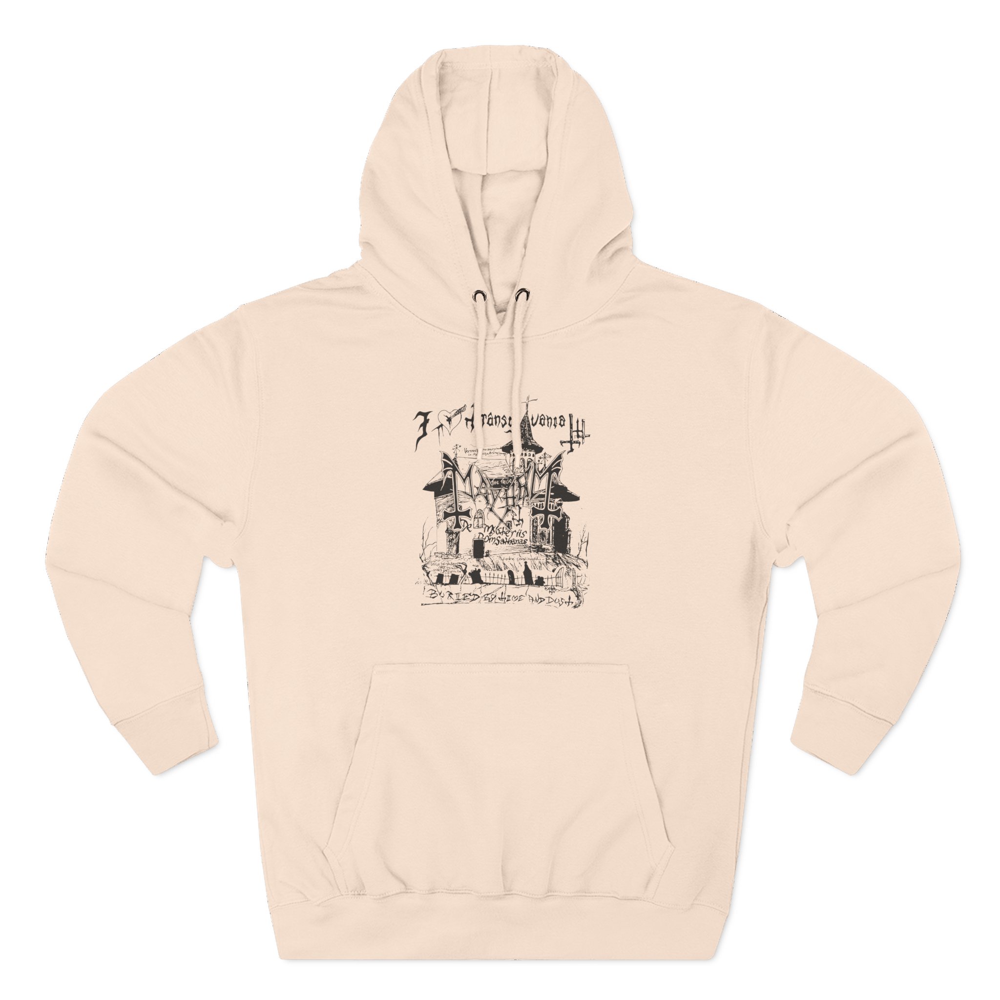 Mayhem Transylvania Three-Panel Fleece Hoodie