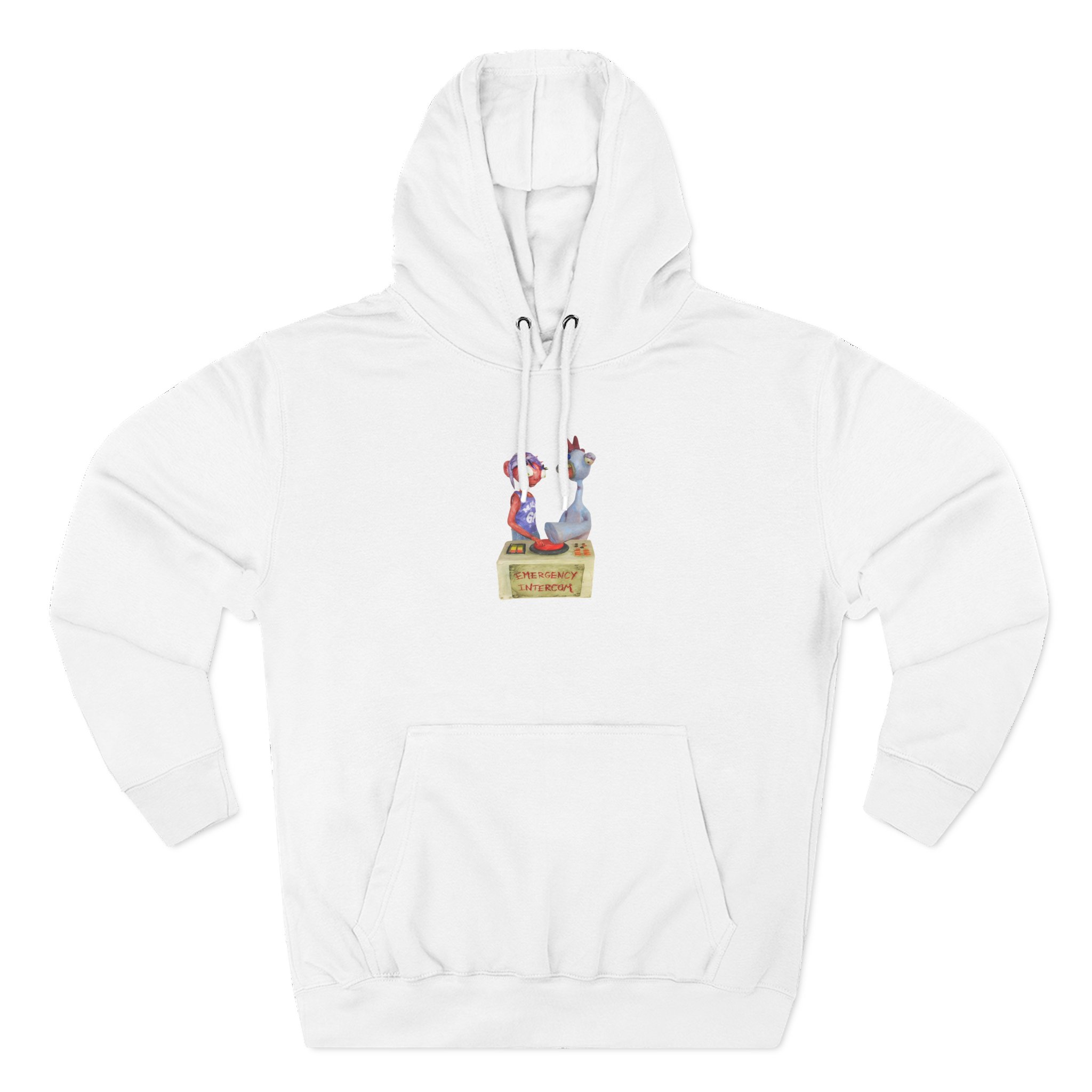 Emergency Intercom Three-Panel Fleece Hoodie