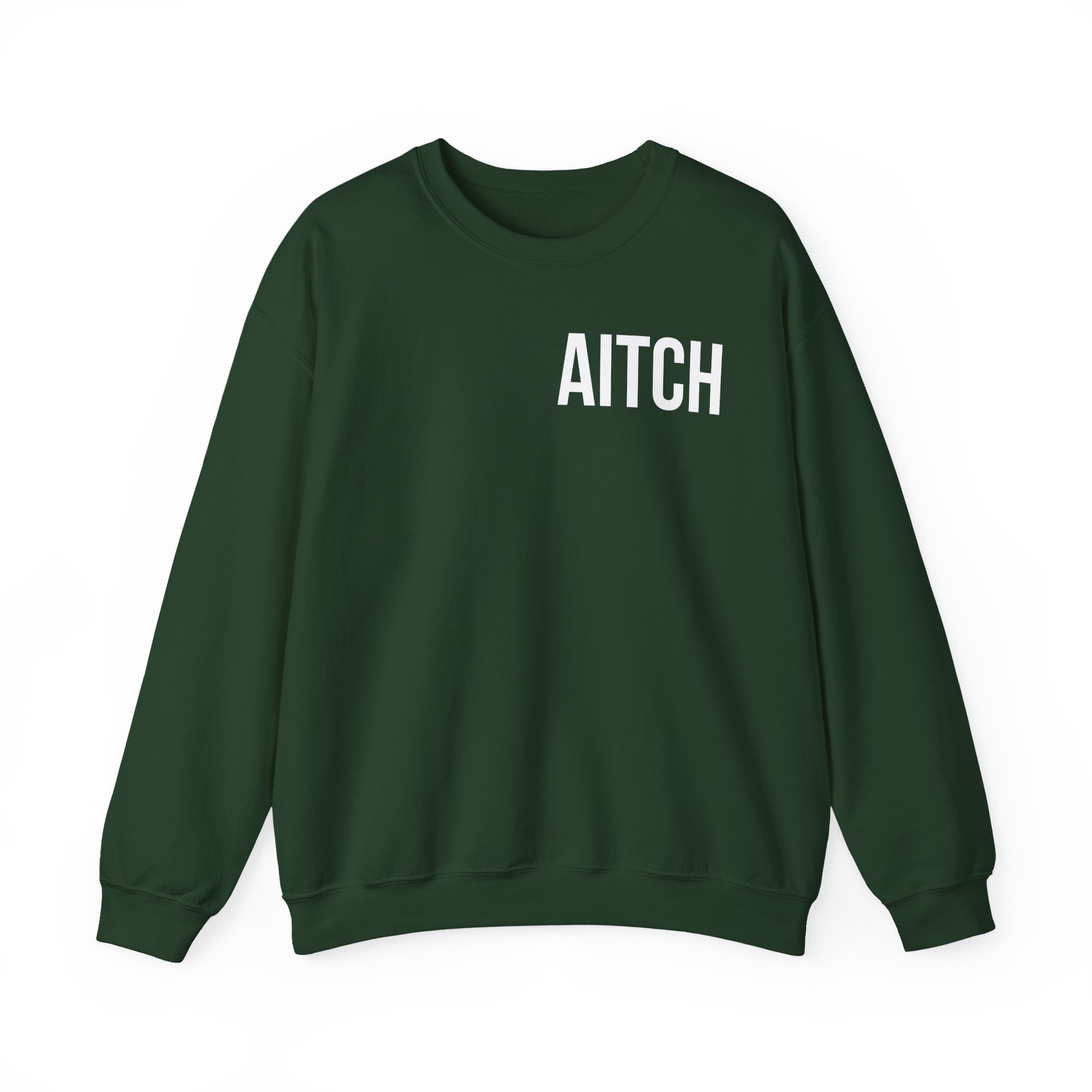 Aitch Pocket Logo Unisex Heavy Blendâ„¢ Crewneck Sweatshirt