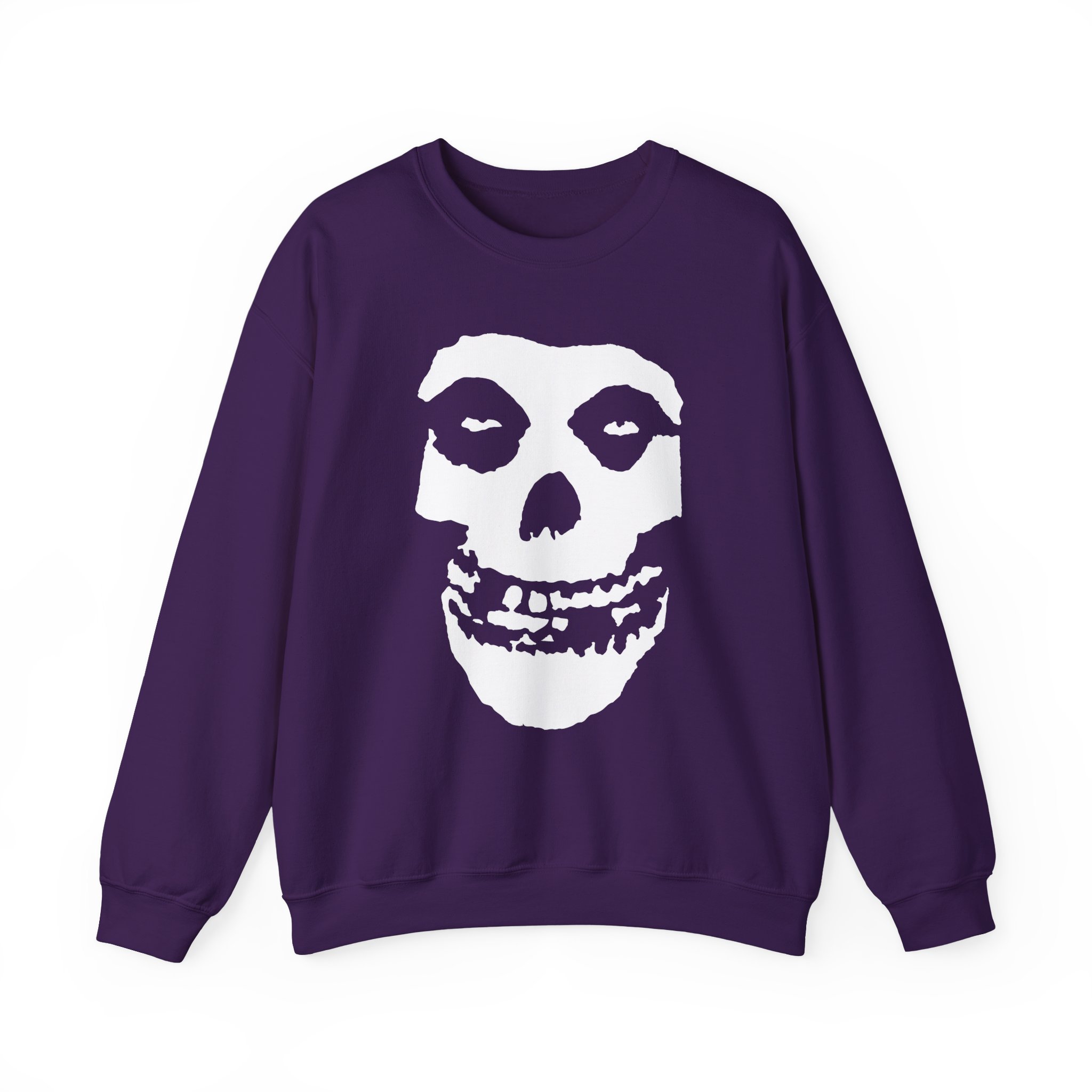 Misfits Classic Fiend Skull Unisex Heavy Blendâ„¢ Crewneck Sweatshirt