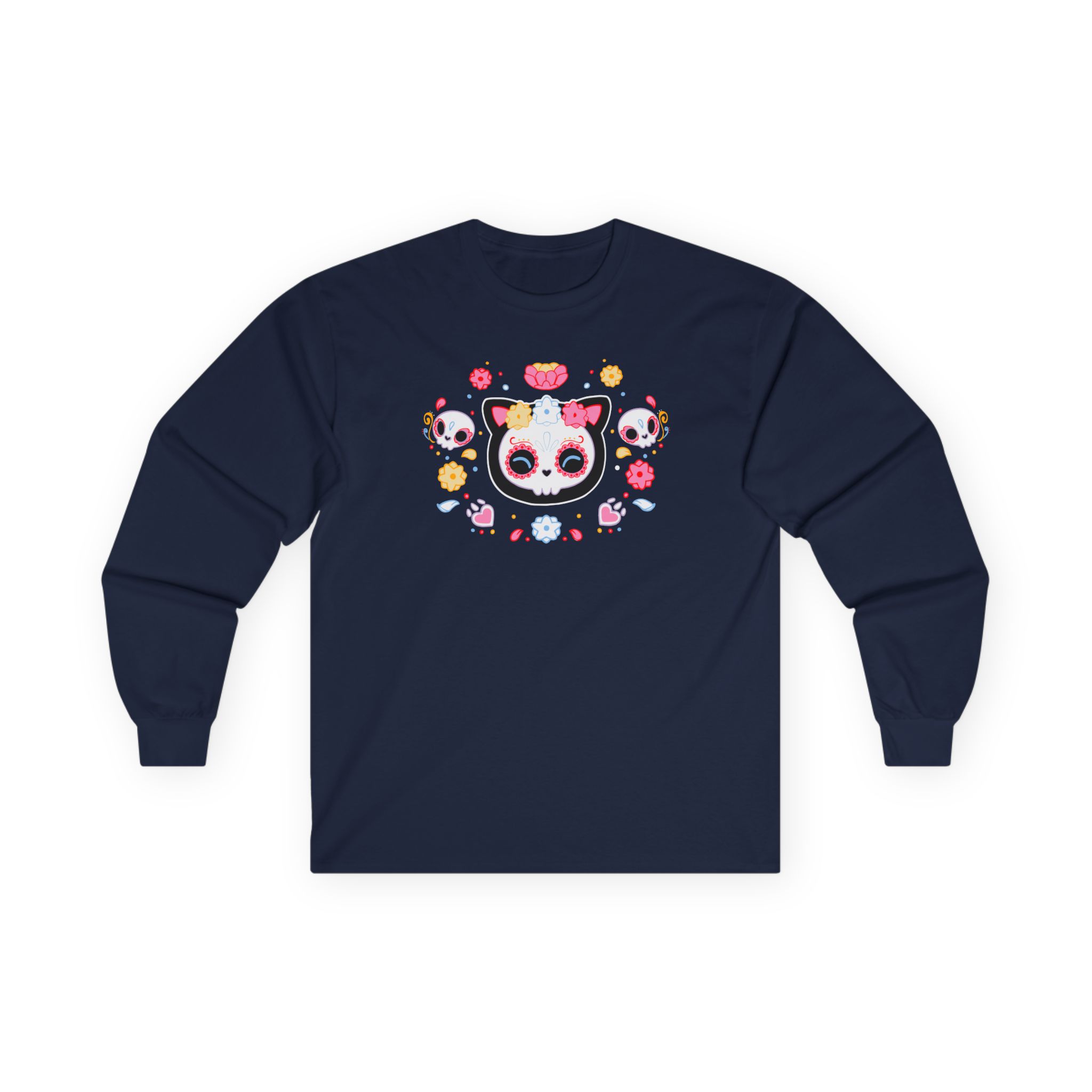 Aphmau Sugar Skull Cat Unisex Ultra Cotton Long Sleeve Tee