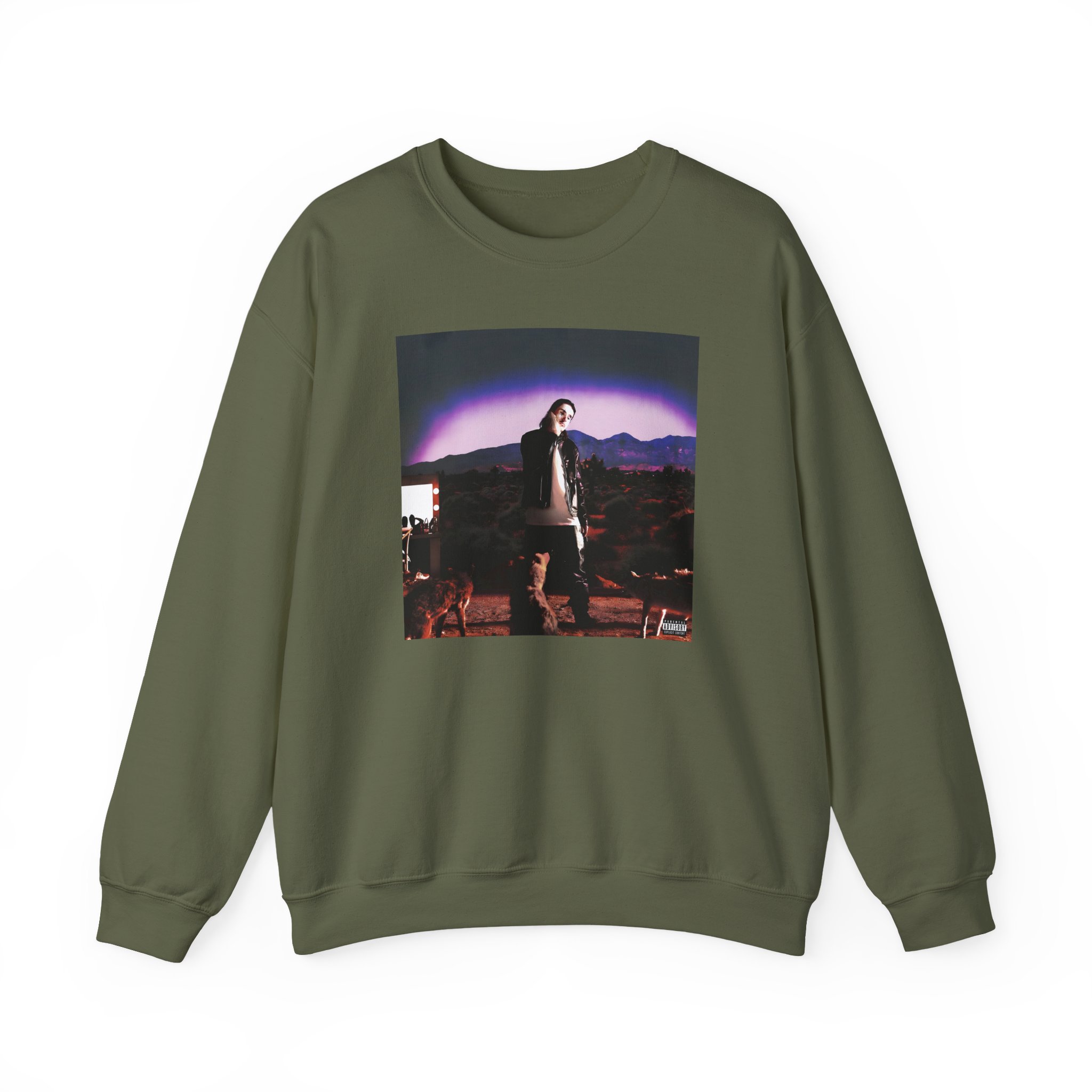 Tommy Richman Debut Album Coyote Unisex Heavy Blendâ„¢ Crewneck Sweatshirt