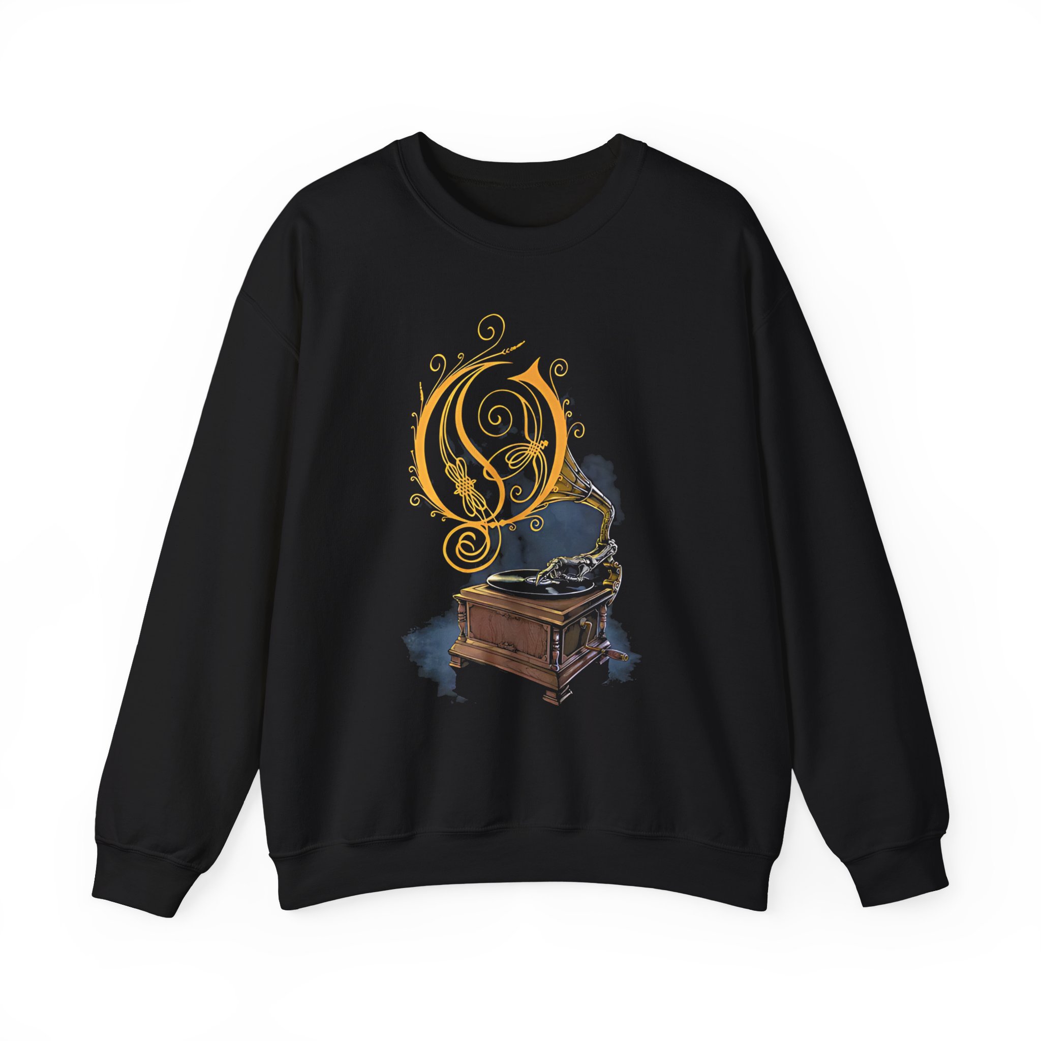 Opeth Gramophone Unisex Heavy Blendâ„¢ Crewneck Sweatshirt