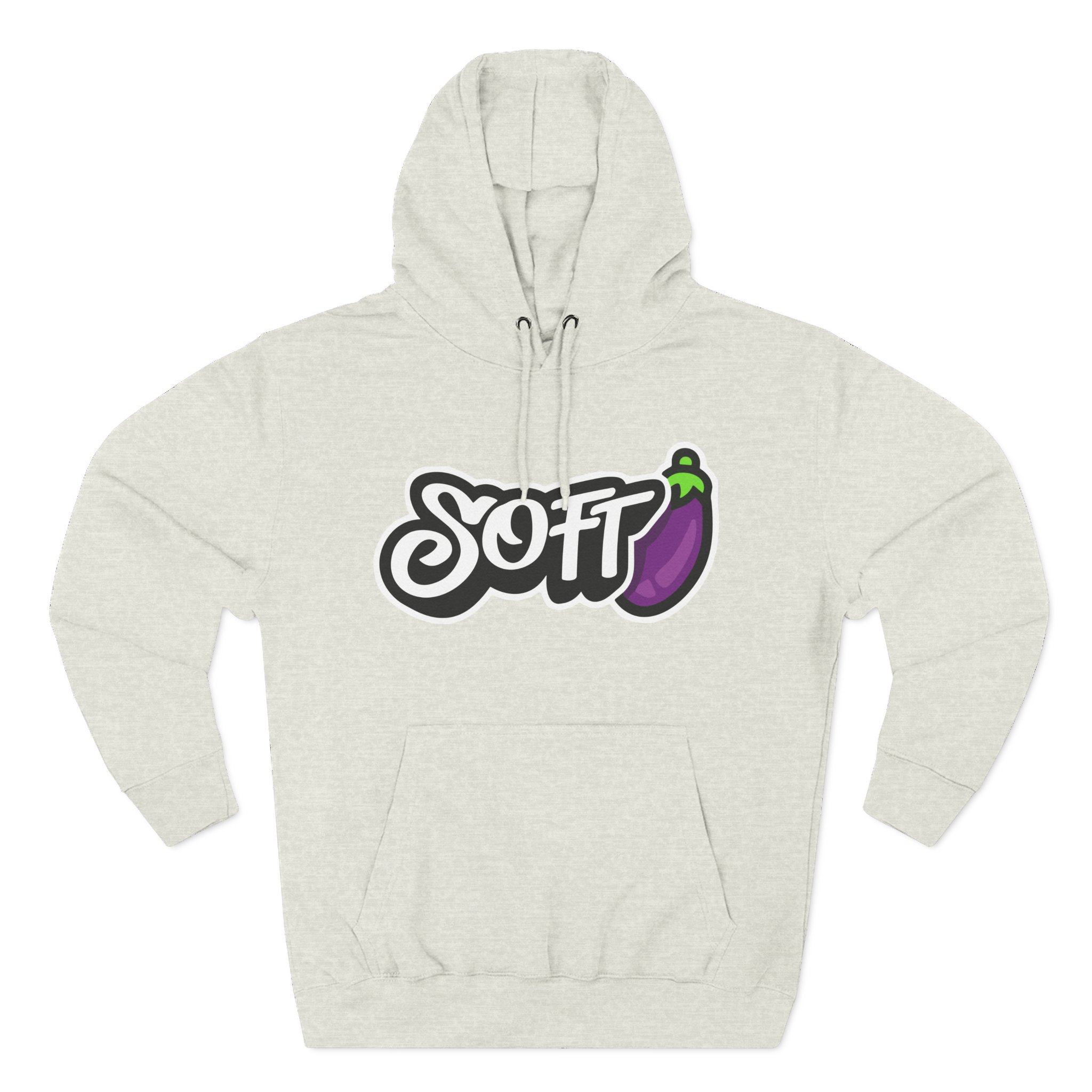 Softwilly Soft Three-Panel Fleece Hoodie