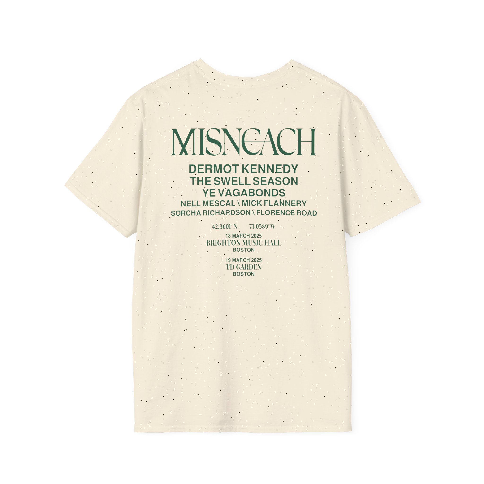 Dermot Kennedy Misneach Festival Event Unisex Softstyle T-Shirt