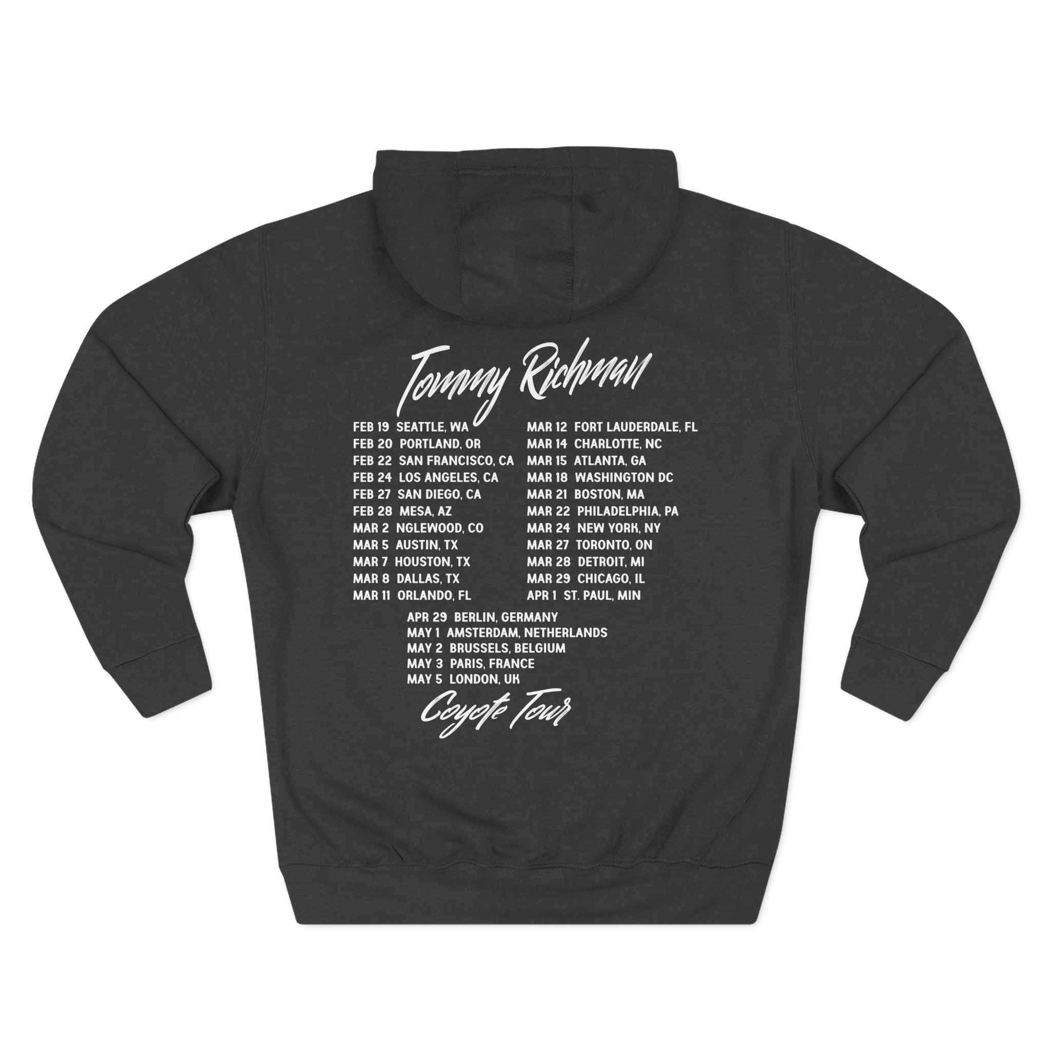 Tommy Richman Coyote Tour Three-Panel Fleece Hoodie