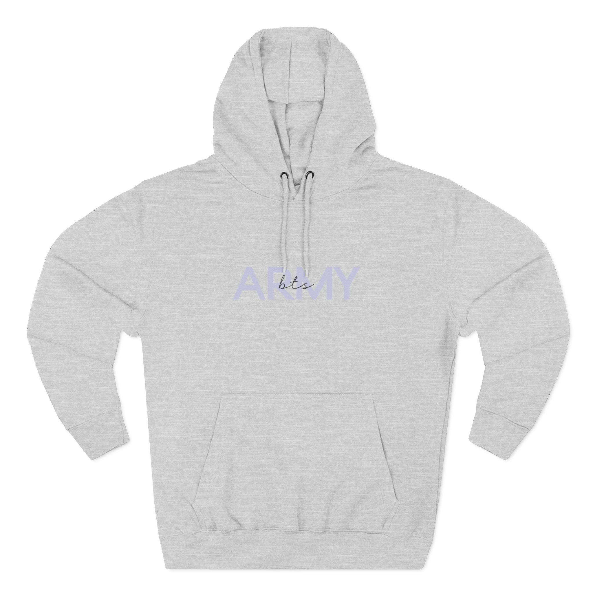 Hybe Bts army Three-Panel Fleece Hoodie