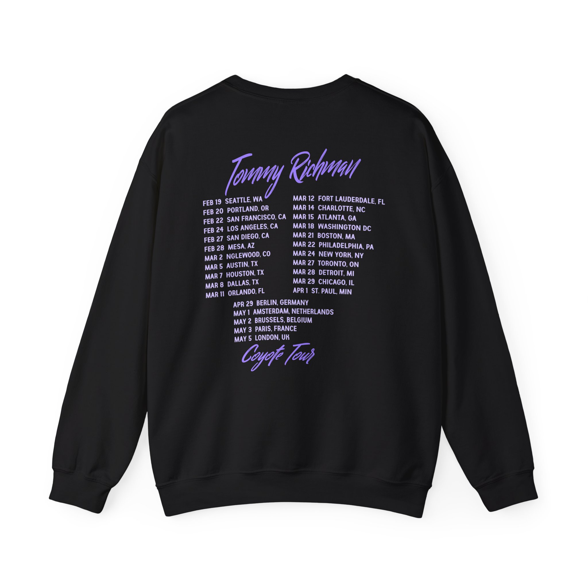 Tommy Richman Coyote Tour Unisex Heavy Blendâ„¢ Crewneck Sweatshirt