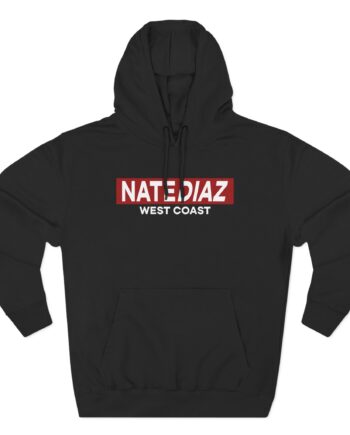 Nate Diaz West Coastin Three-Panel Fleece Hoodie