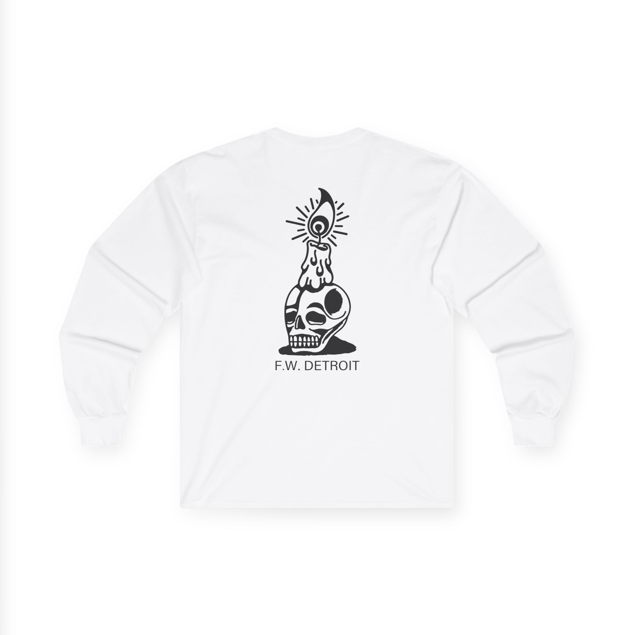 Fireworks Skull Unisex Ultra Cotton Long Sleeve Tee