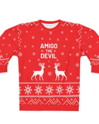 Amigo the Devil Unisex Sweatshirt (AOP)