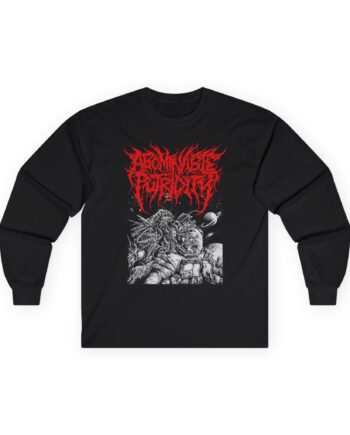 Abominable Putridity The Last Astronaut Red Logo Unisex Ultra Cotton Long Sleeve Tee