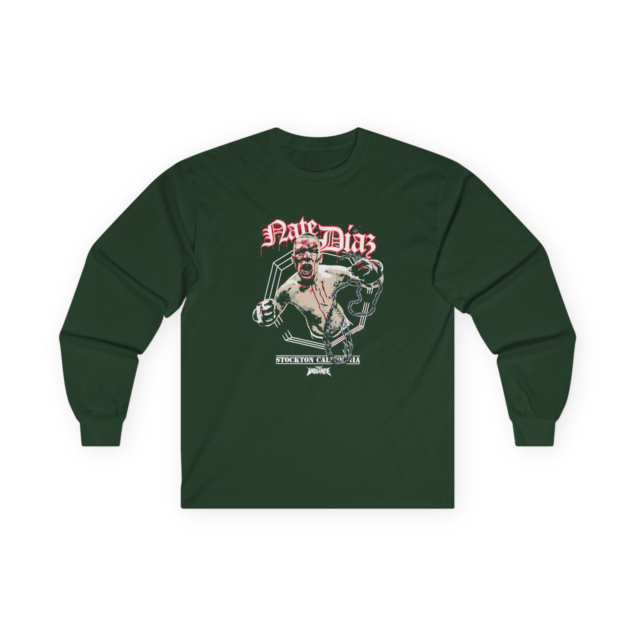 Nate Diaz Stockton Slugger Unisex Ultra Cotton Long Sleeve Tee