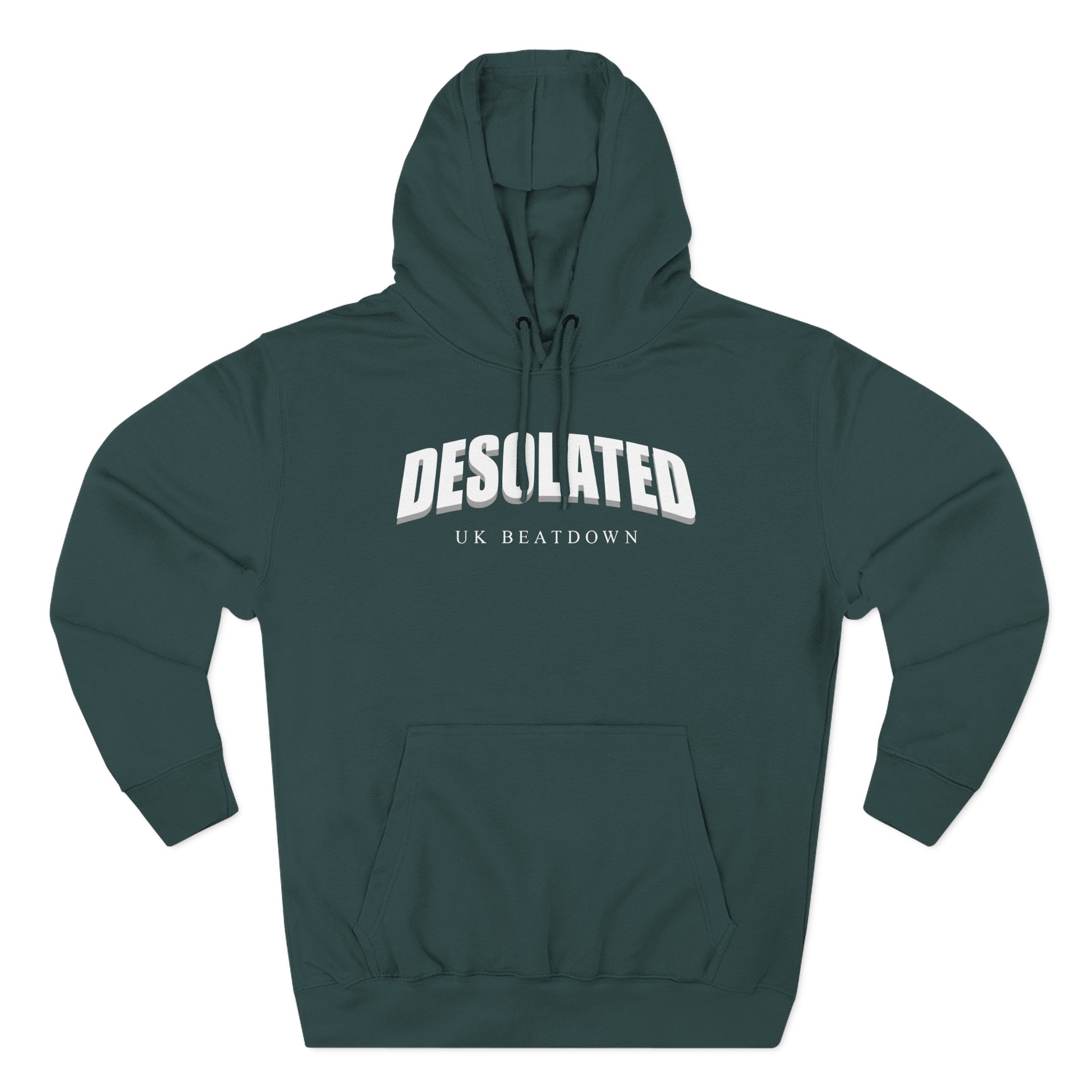 Desolated Finding Peace Three-Panel Fleece Hoodie