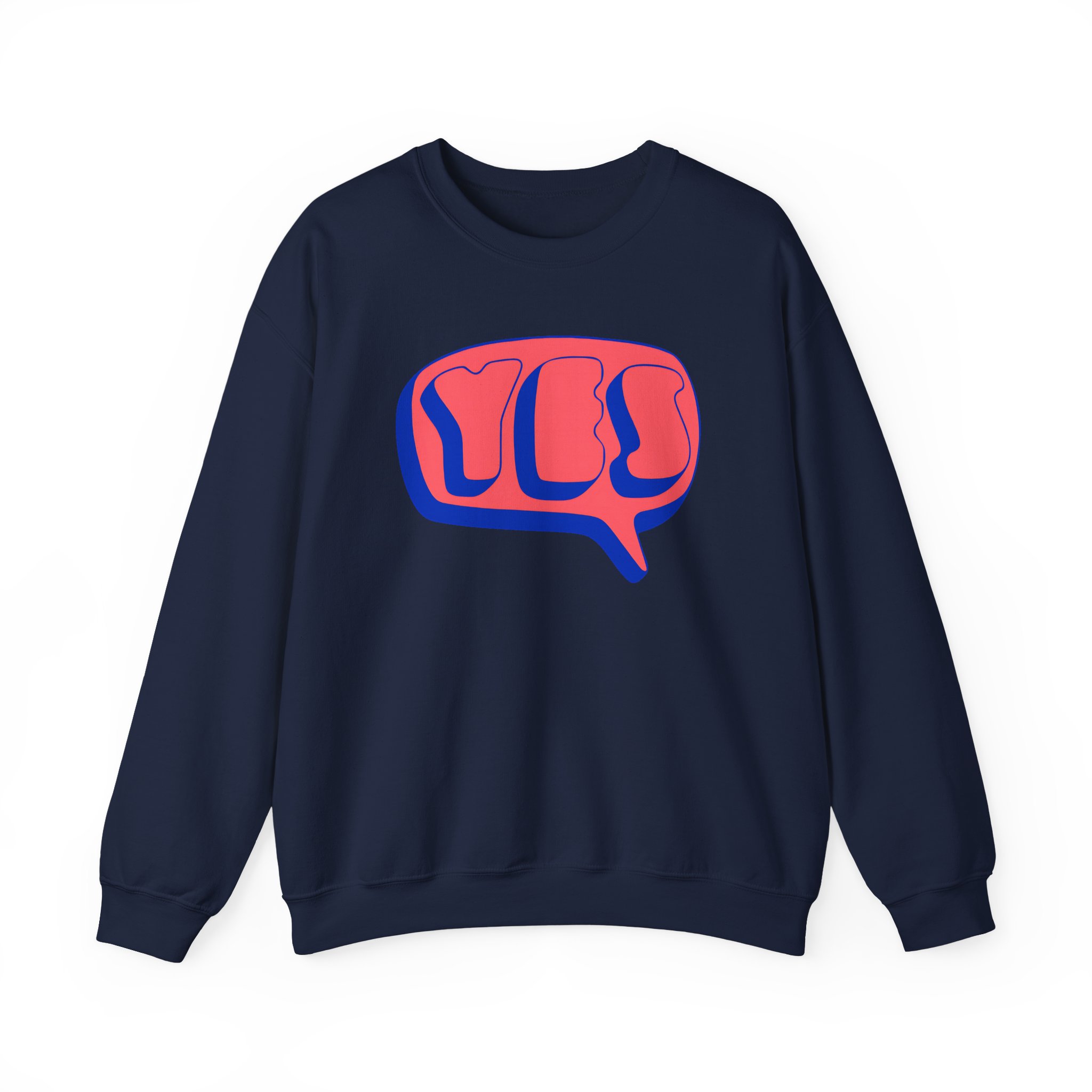 Yes Word Bubble Unisex Heavy Blendâ„¢ Crewneck Sweatshirt