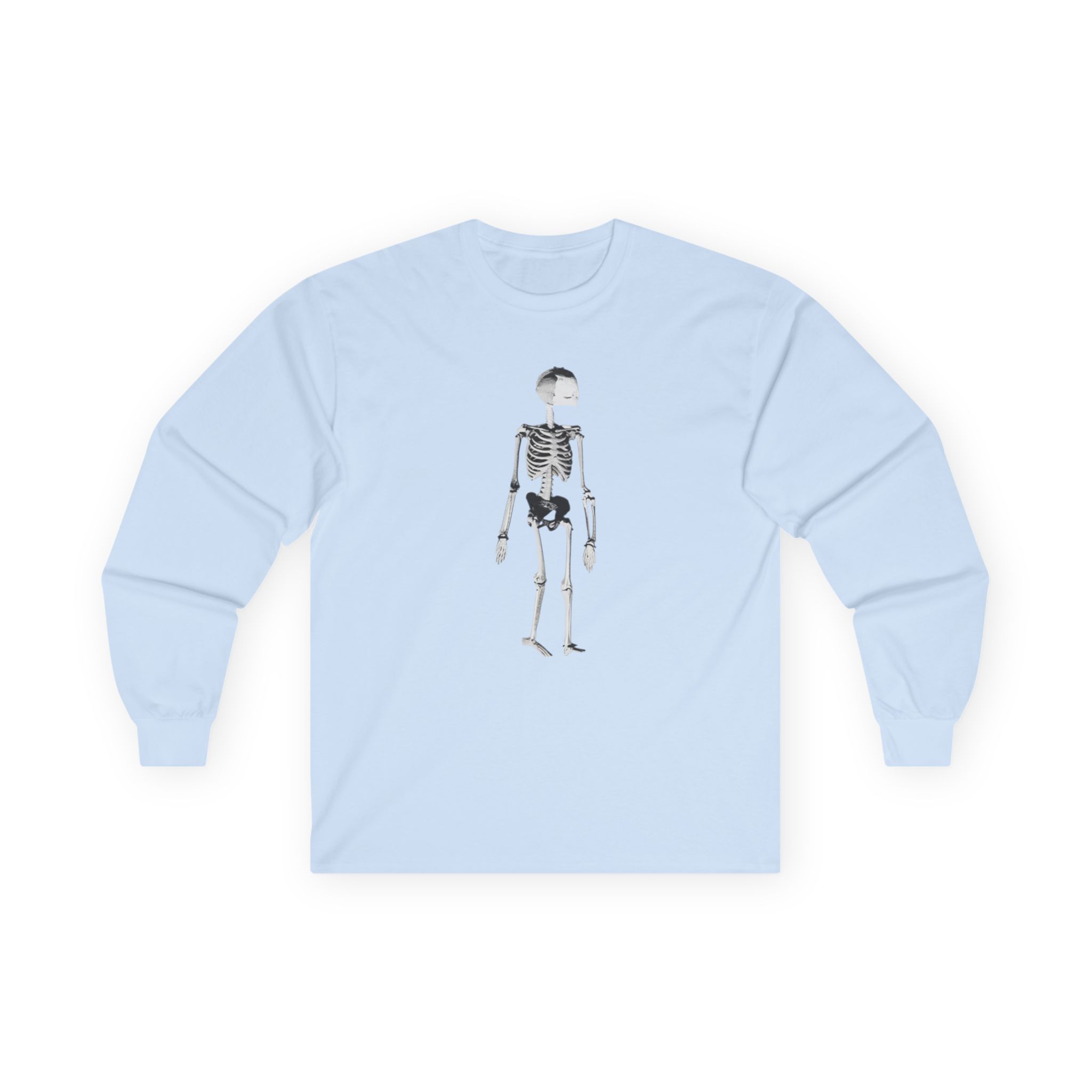 Kurt Cobain Skeleton Unisex Ultra Cotton Long Sleeve Tee