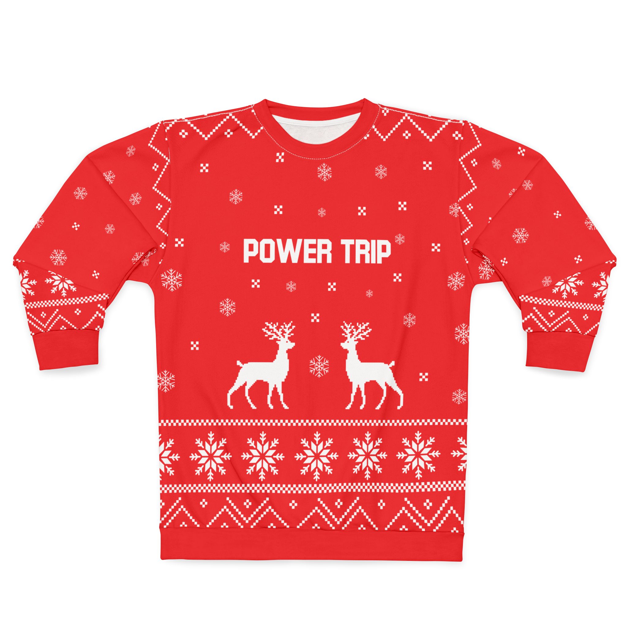 Power Trip Unisex Sweatshirt (AOP)