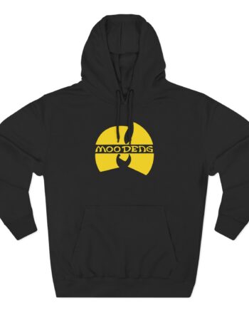 Moo Deng Clan Three-Panel Fleece Hoodie