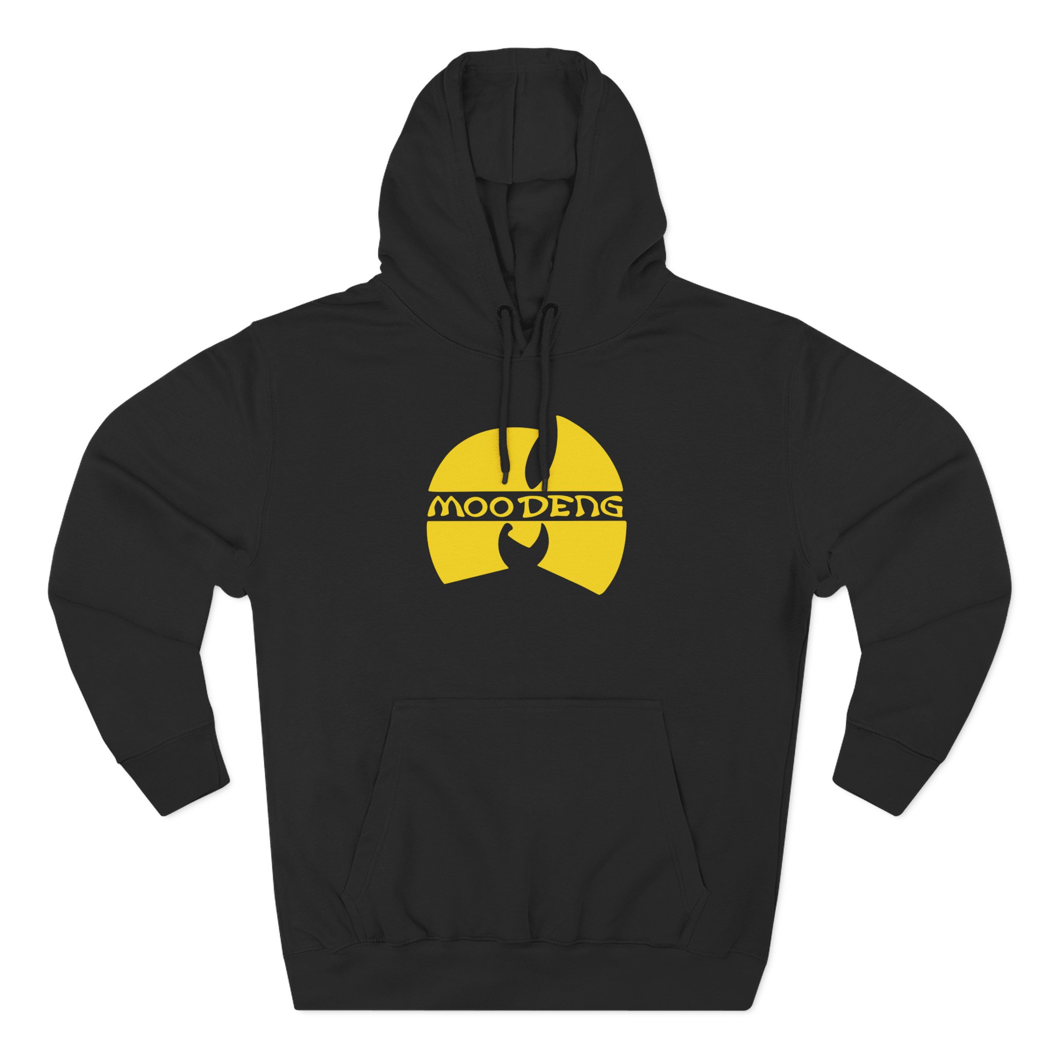 Moo Deng Clan Three-Panel Fleece Hoodie