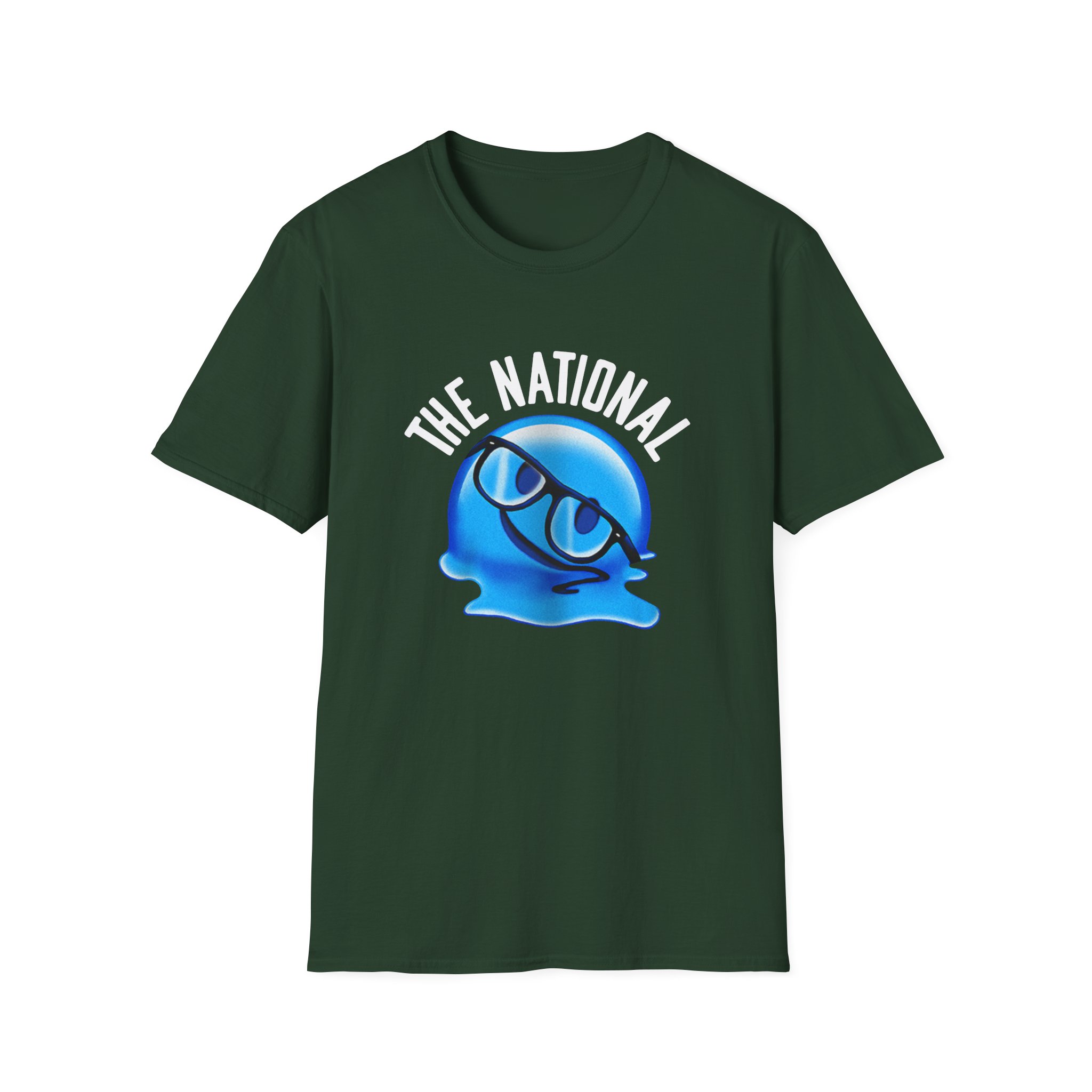 The National Melting Emoji Unisex Softstyle T-shirt