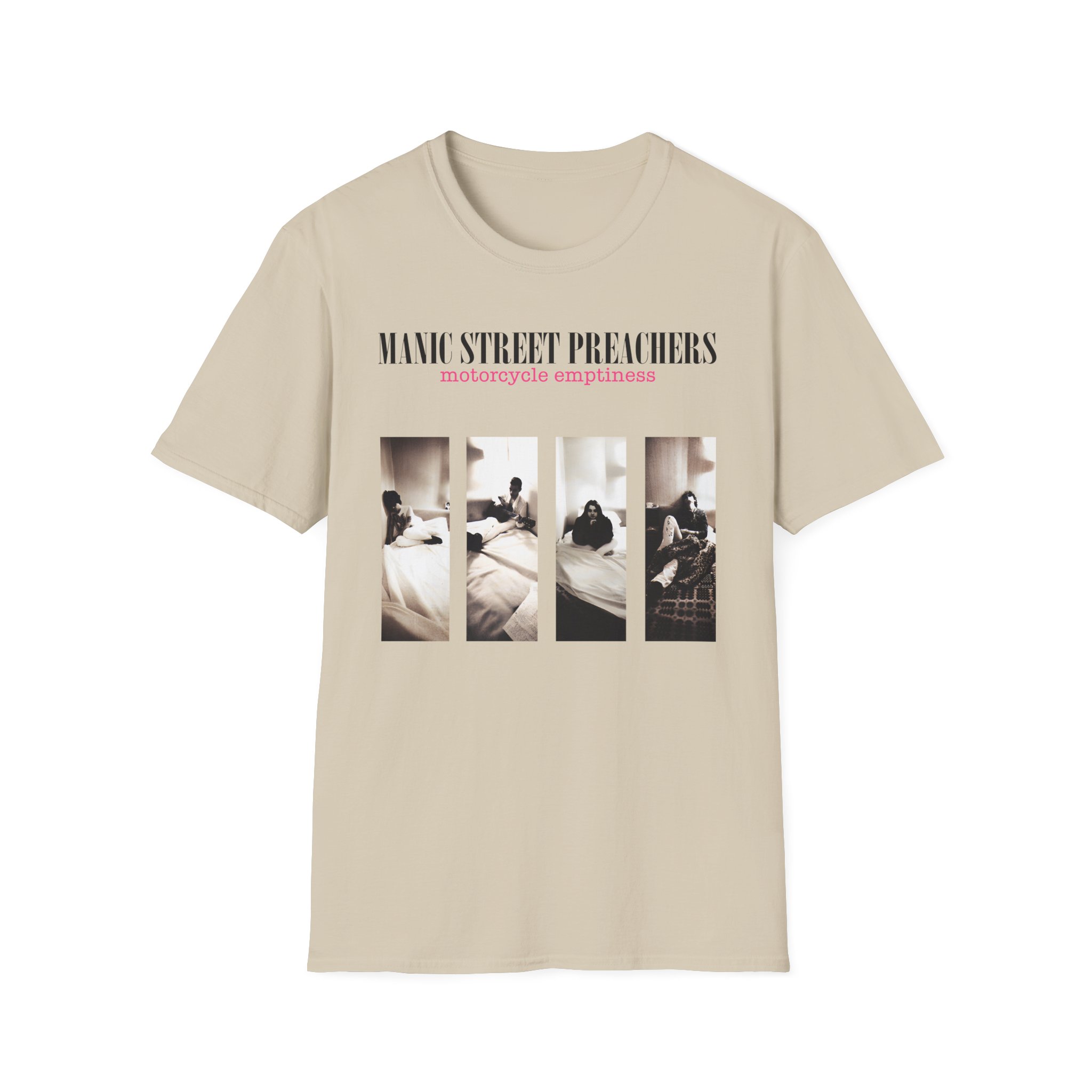 Manic Street Preachers Motorcycle Emptiness Photo Lilac Unisex Softstyle T-Shirt