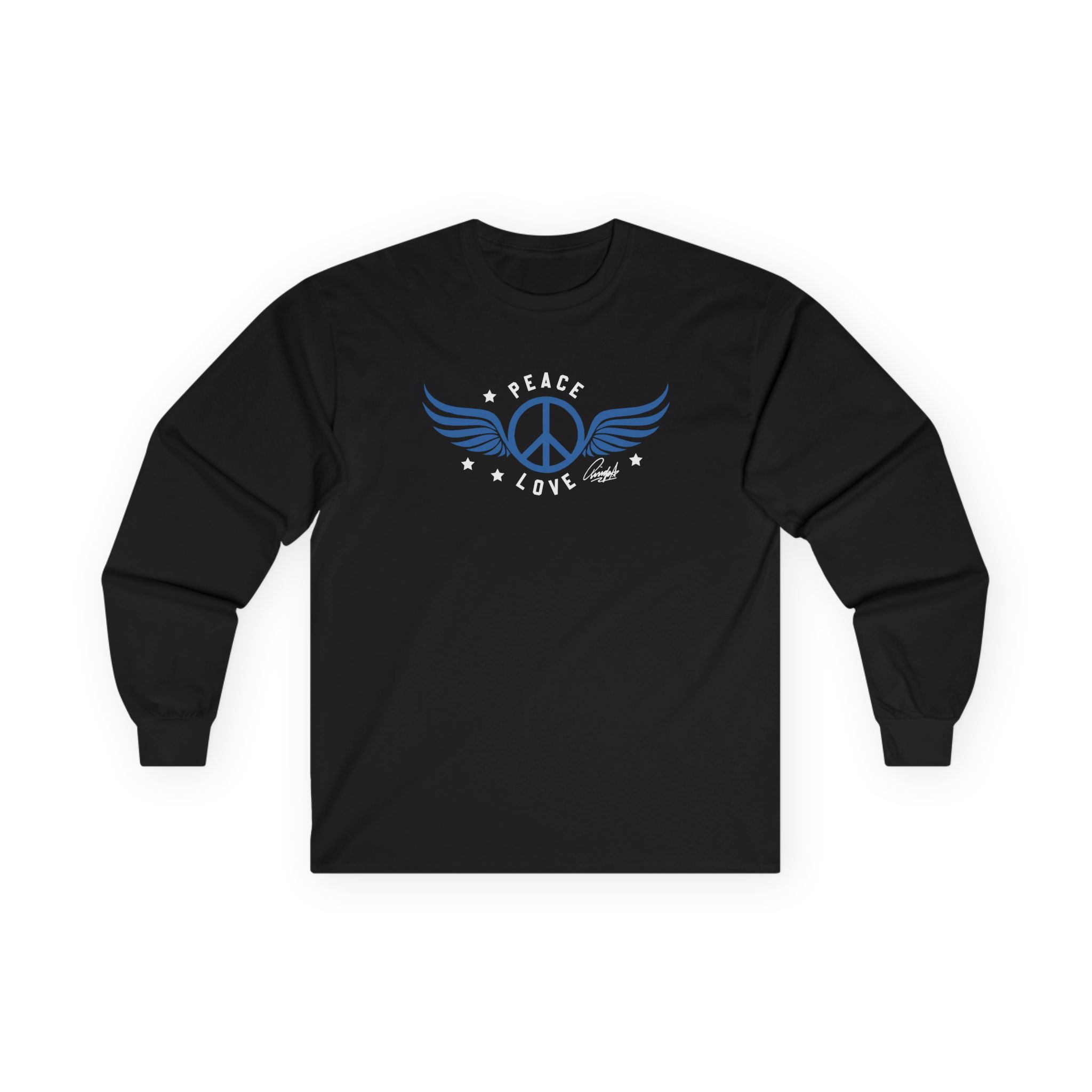 Ringo Starr Peace Love Unisex Ultra Cotton Long Sleeve Tee