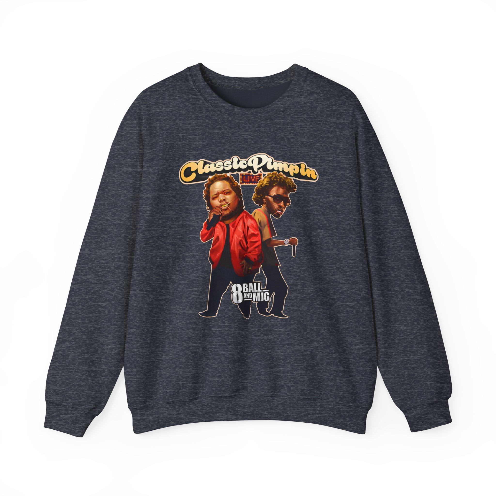 8ball Mjg Classic Pimpin Unisex Heavy Blendâ„¢ Crewneck Sweatshirt